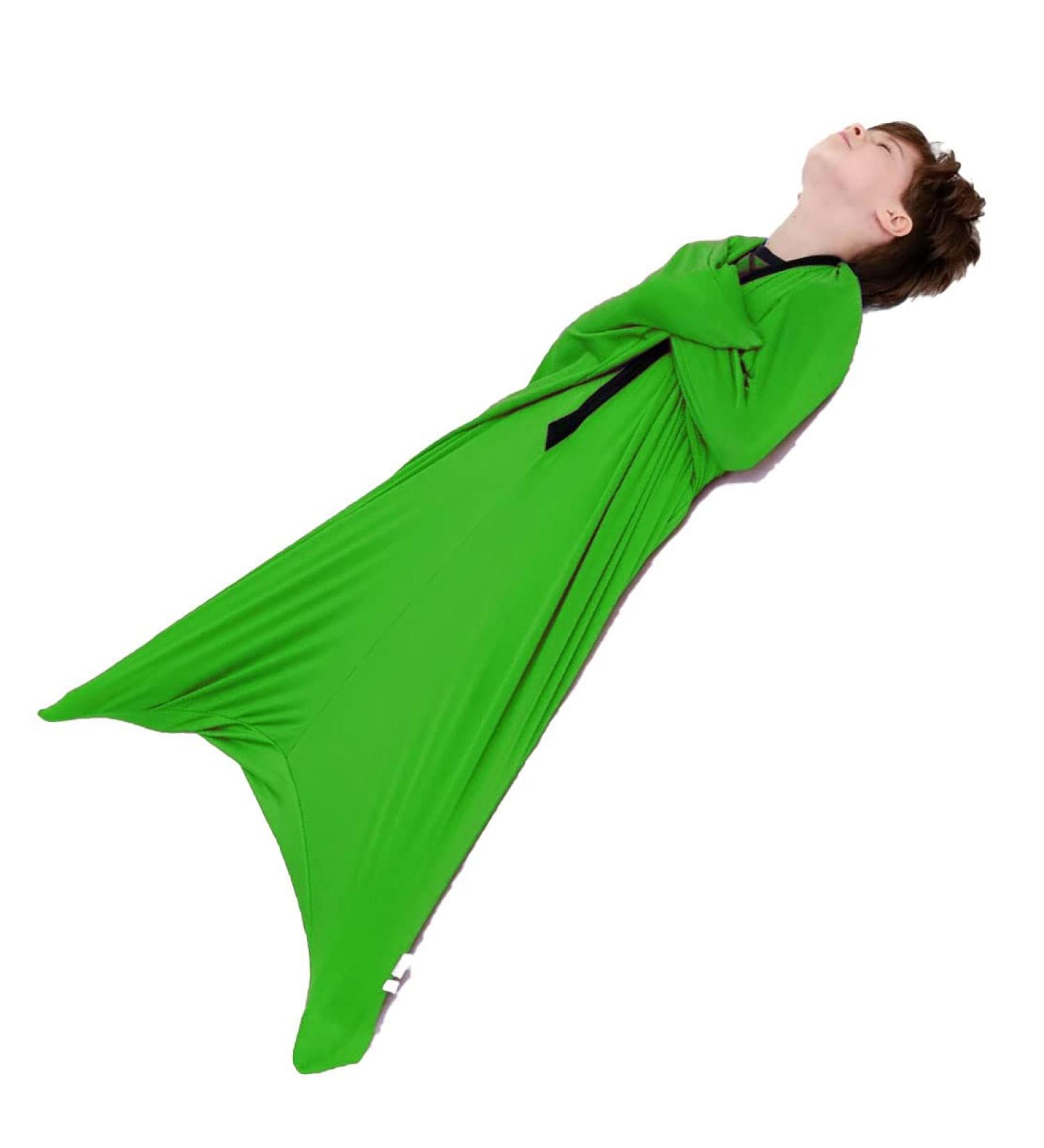 ZYUBOESO Sensory Body Sock for Kids XL/X-Large - Breathable Stress Relief Wrap for Autism & Anxiety - Green - Buy Online on GoSupps.com