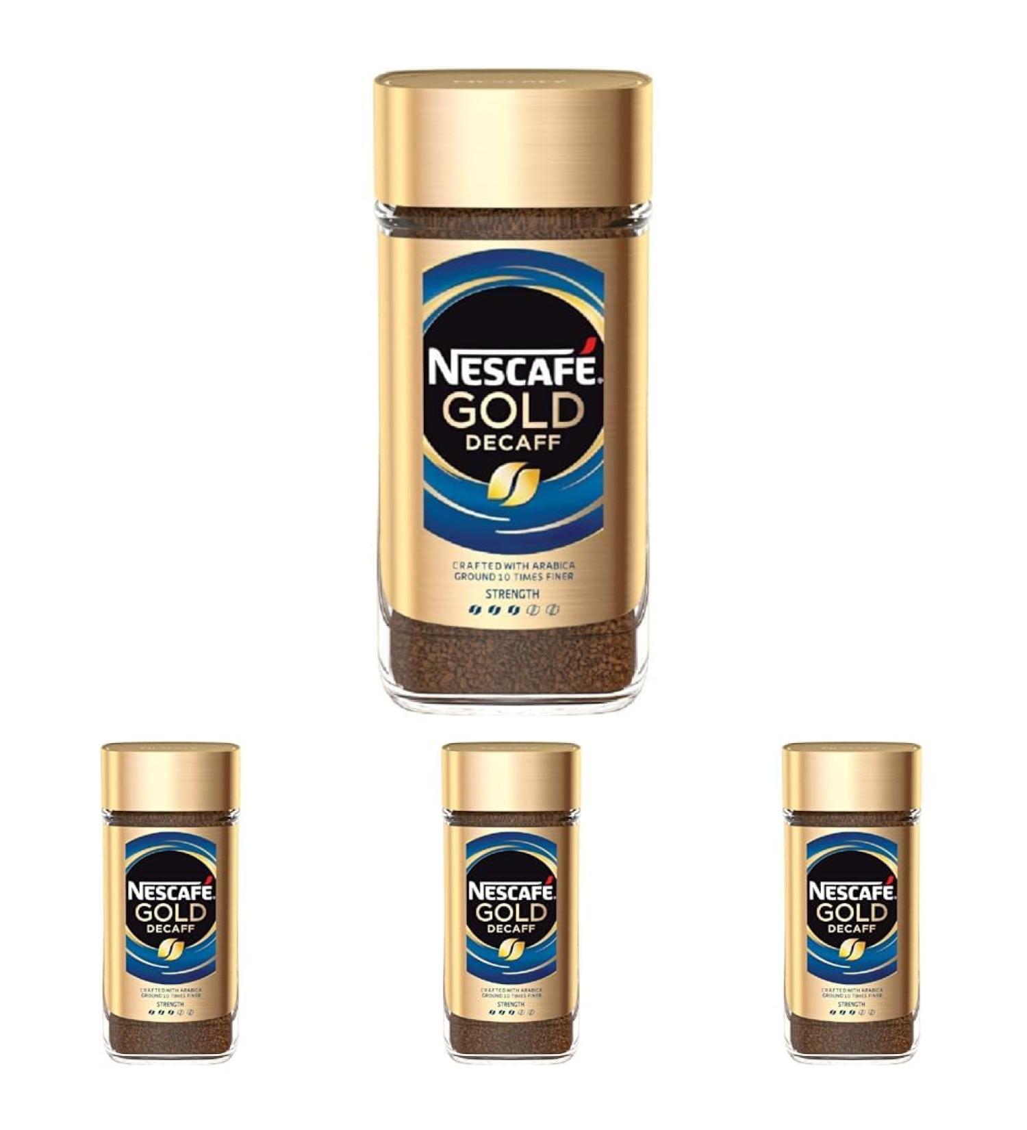 Nescaf Gold Blend Decaff Instant Coffee 200g (Pack of 4) - Buy Online on GoSupps.com