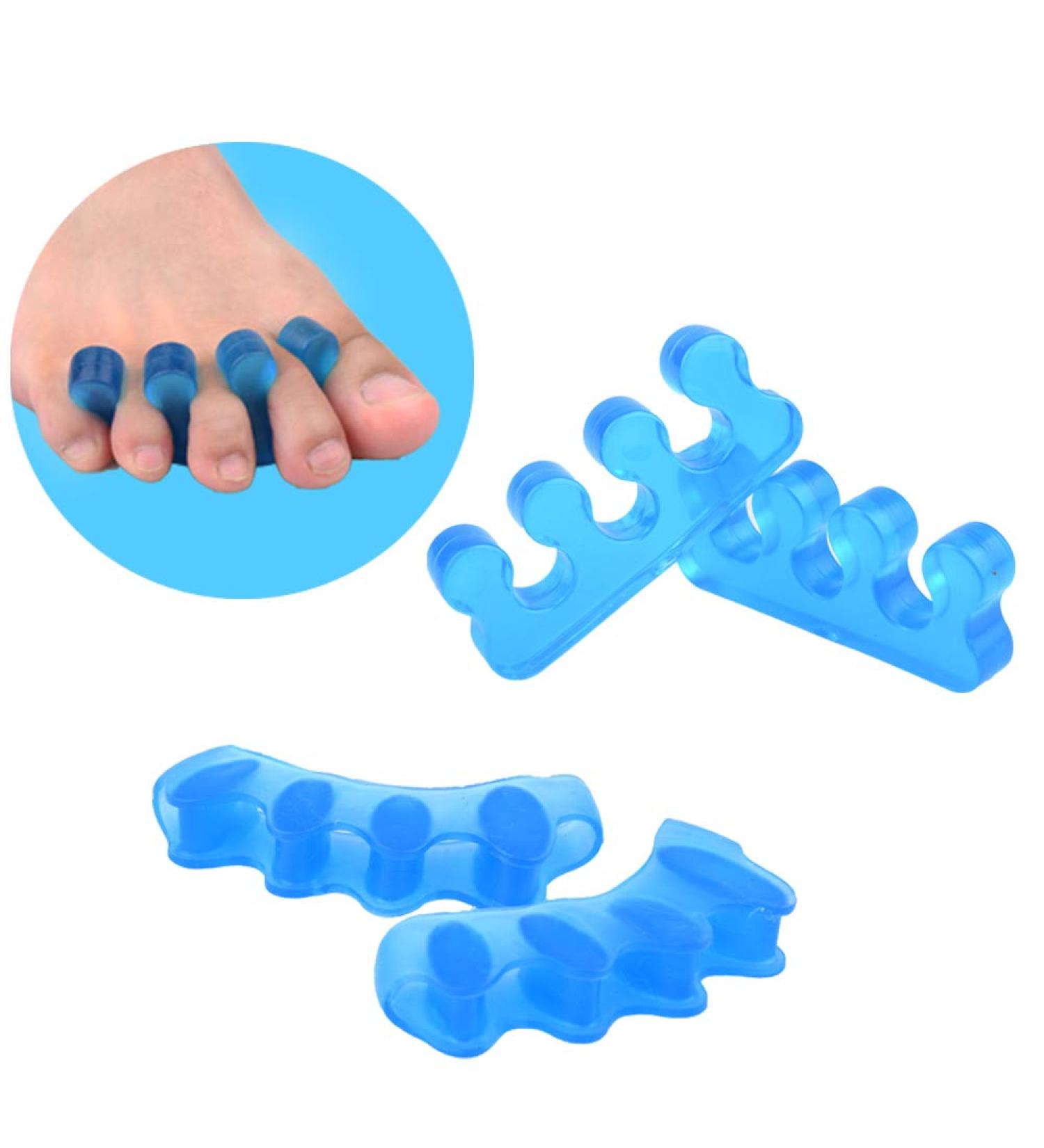 Alivonao Gel Toe Separators & Straighteners for Bunions, Hammer Toes - Universal Size (2 Pair) - Buy Online on GoSupps.com