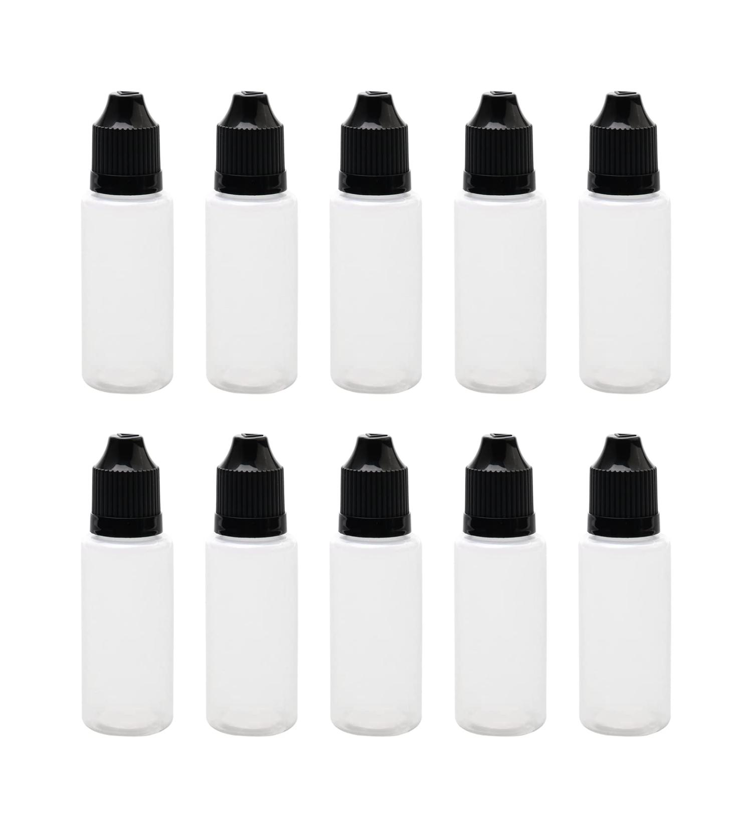 20ml LDPE Bottles - 6 Colours - For Eye Drops and Most Liquids - Childproof Caps and Long Thin Tips - Buy Online on GoSupps.com