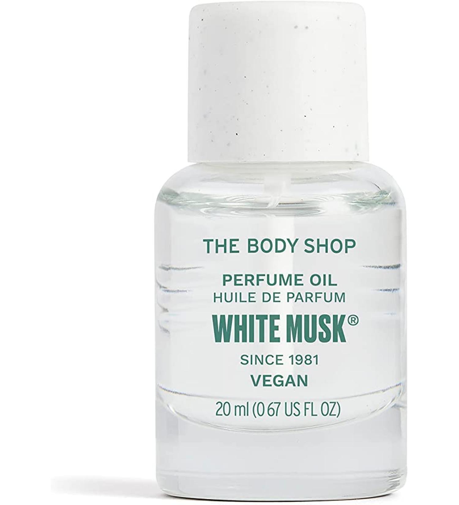 The Body Shop White Musk Perfume Oil - Fresh Floral and Iconic scent - Vegan - 20ml - Buy Online on GoSupps.com