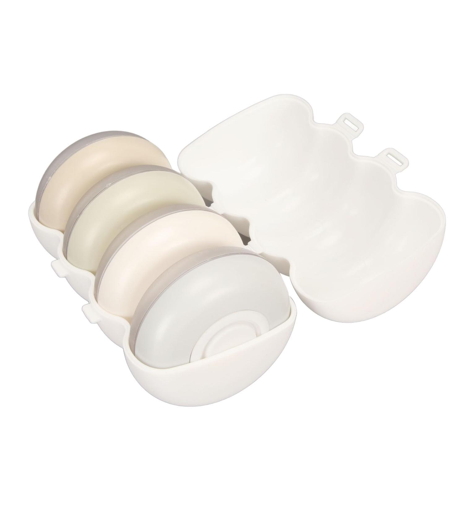 HELEVIA Travel Pods Set Pressure Operation Leakage Proof Portable Toiletries Containers for Daily Use - Buy Online on GoSupps.com