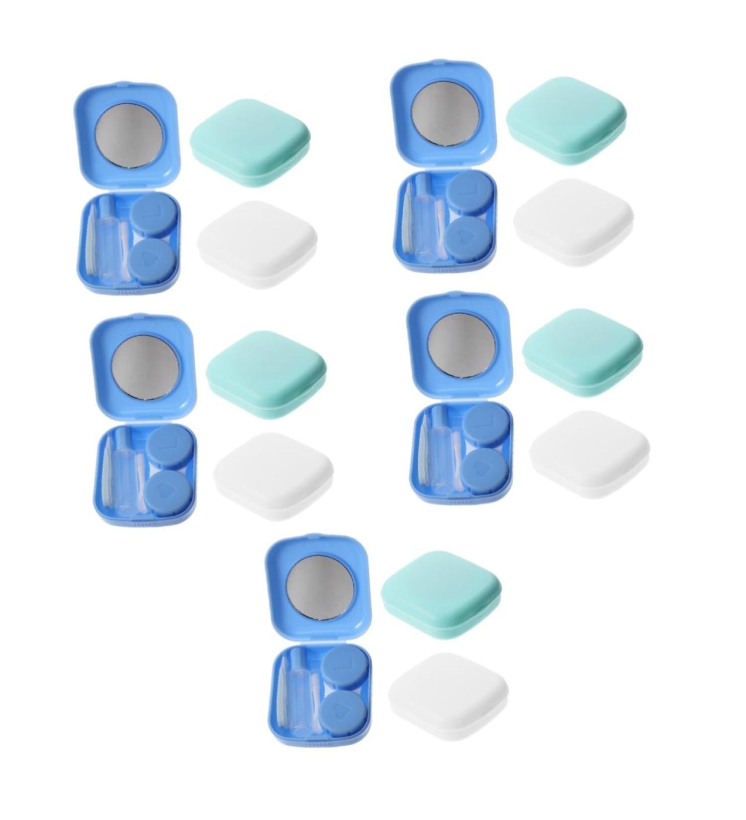 Solustrie 15-Sentence Contact Lens Container & Organizer - Travel Size Holder for Eye Lenses - Perfect Storage Box for Contact Lenses - Buy Online on GoSupps.com