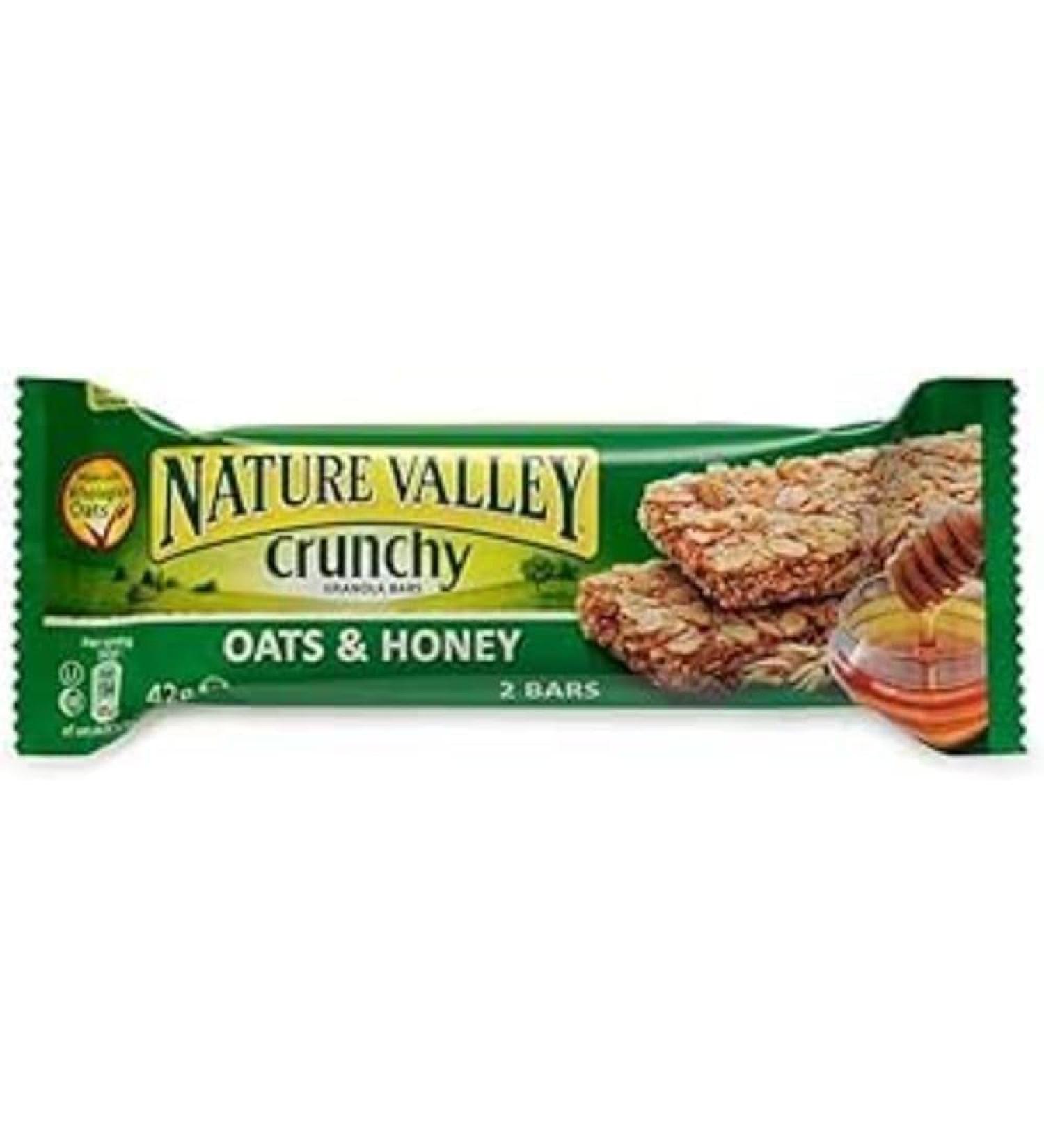 NATURE VALLEY Crunchy Bars Oats & Honey 18x42g - Buy Online on GoSupps.com