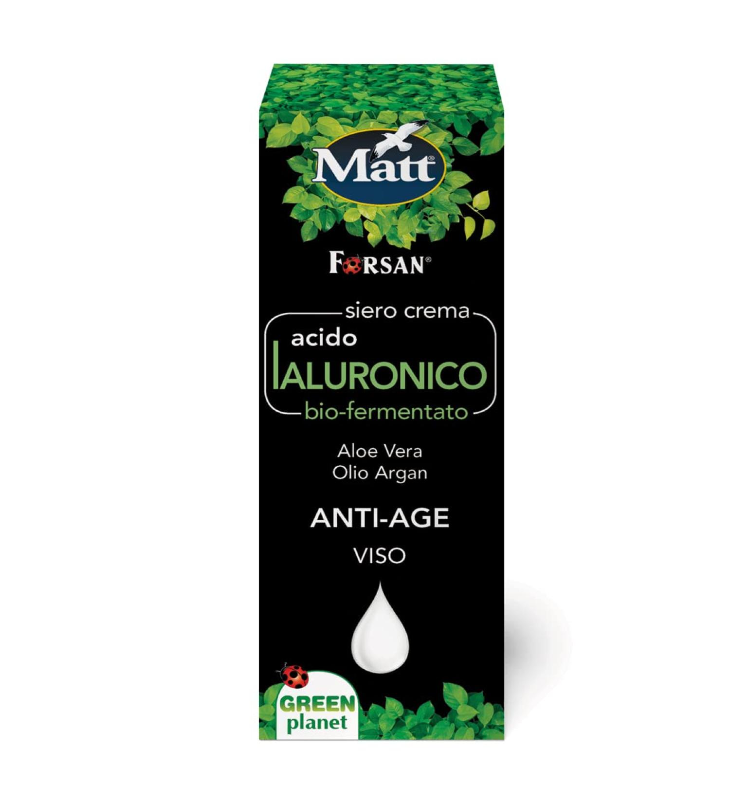 Matt Hyaluronic acid for anti-aging face with argan oil 30 ml - Buy Online on GoSupps.com
