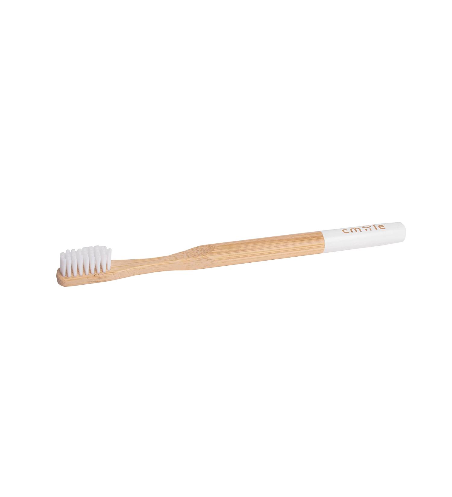 Cmiile Bamboo Toothbrush - Eco-Friendly Biodegradable & Sustainable Toothbrush for a Greener Smile - Buy Online on GoSupps.com