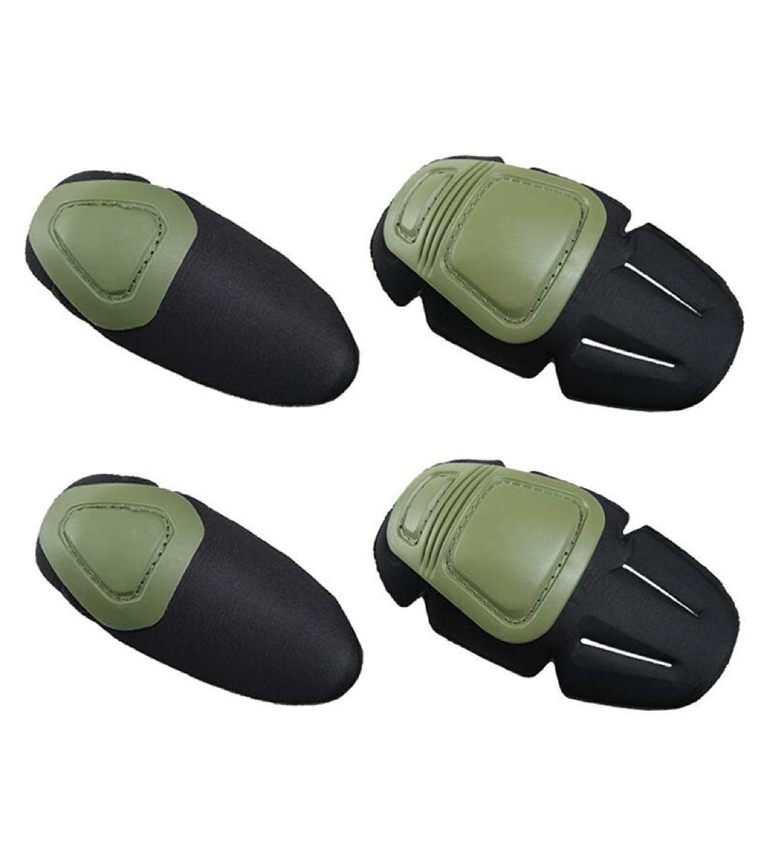 FIRECLUB Tactical G3 Combat Knee and Elbow Pads Set for Military Airsoft Hunting - Green - Buy Online on GoSupps.com