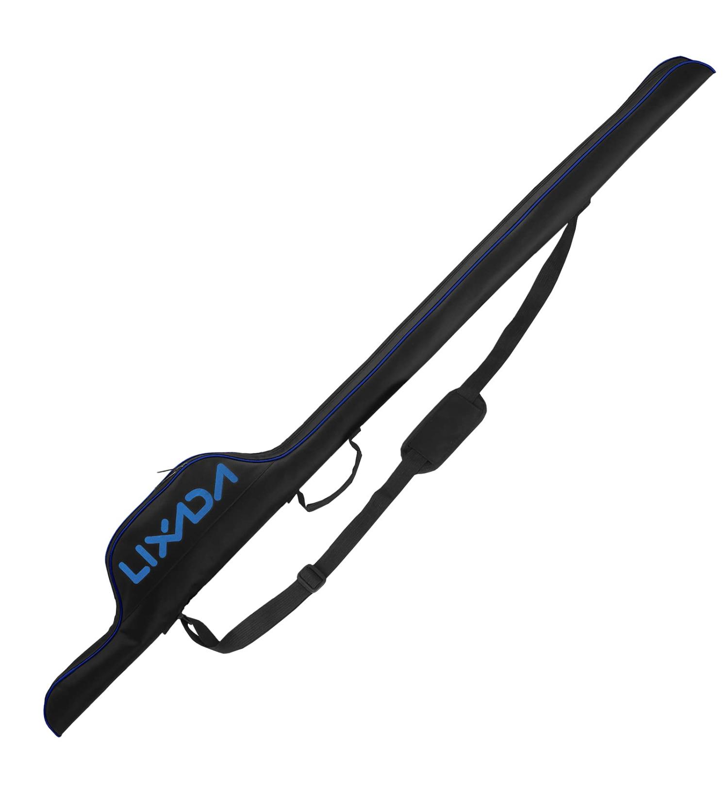 Lixada 63 Portable Fishing Rod Bag - Protective Case & Organizer in Blue - Buy Online on GoSupps.com