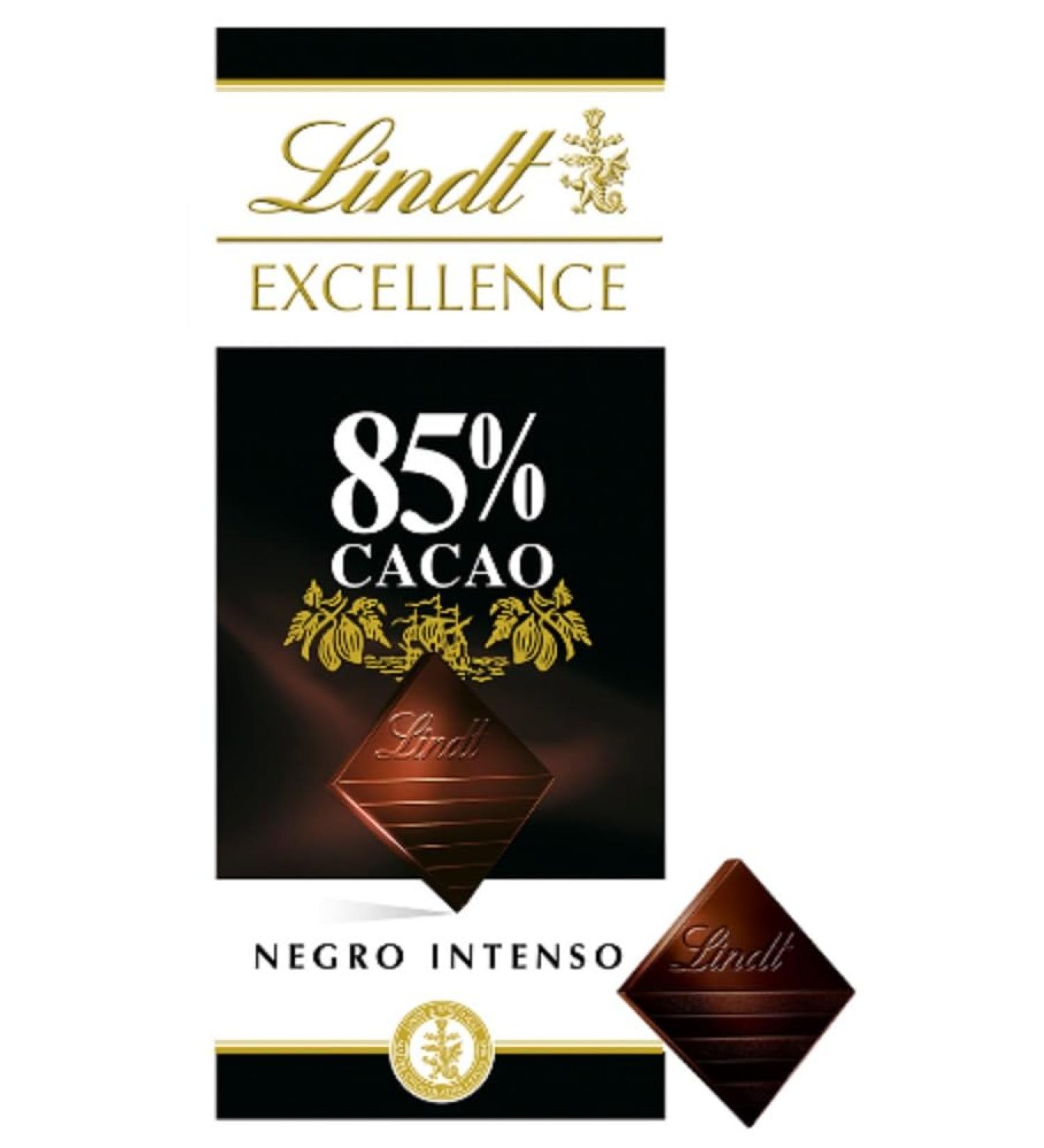 Lindt Excellence 85% Chocolate 100 g (Pack of 4)