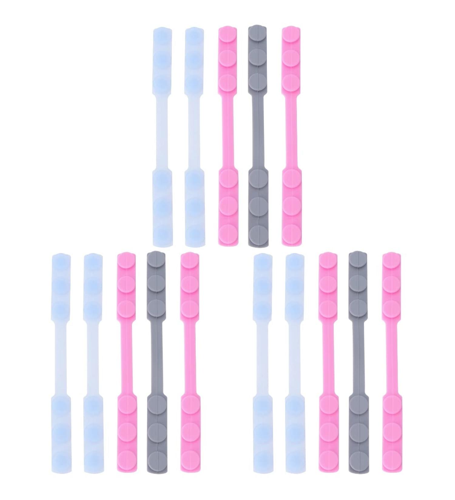 FOMIYES 15 Pack Adjustable Mask Hooks - MA-Buckle Lanyard Clip for Ear Extension - Durable Mask Holder & Extension Straps - Buy Online on GoSupps.com