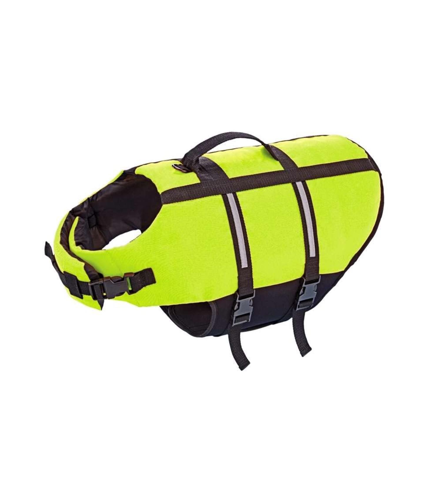 Nobby Dog Swimming Aid - Neon Yellow Size S (Back Length 30 cm Up to 10 kg) | Safe & Stylish Pool Accessory for Small Dogs - Buy Online on GoSupps.com