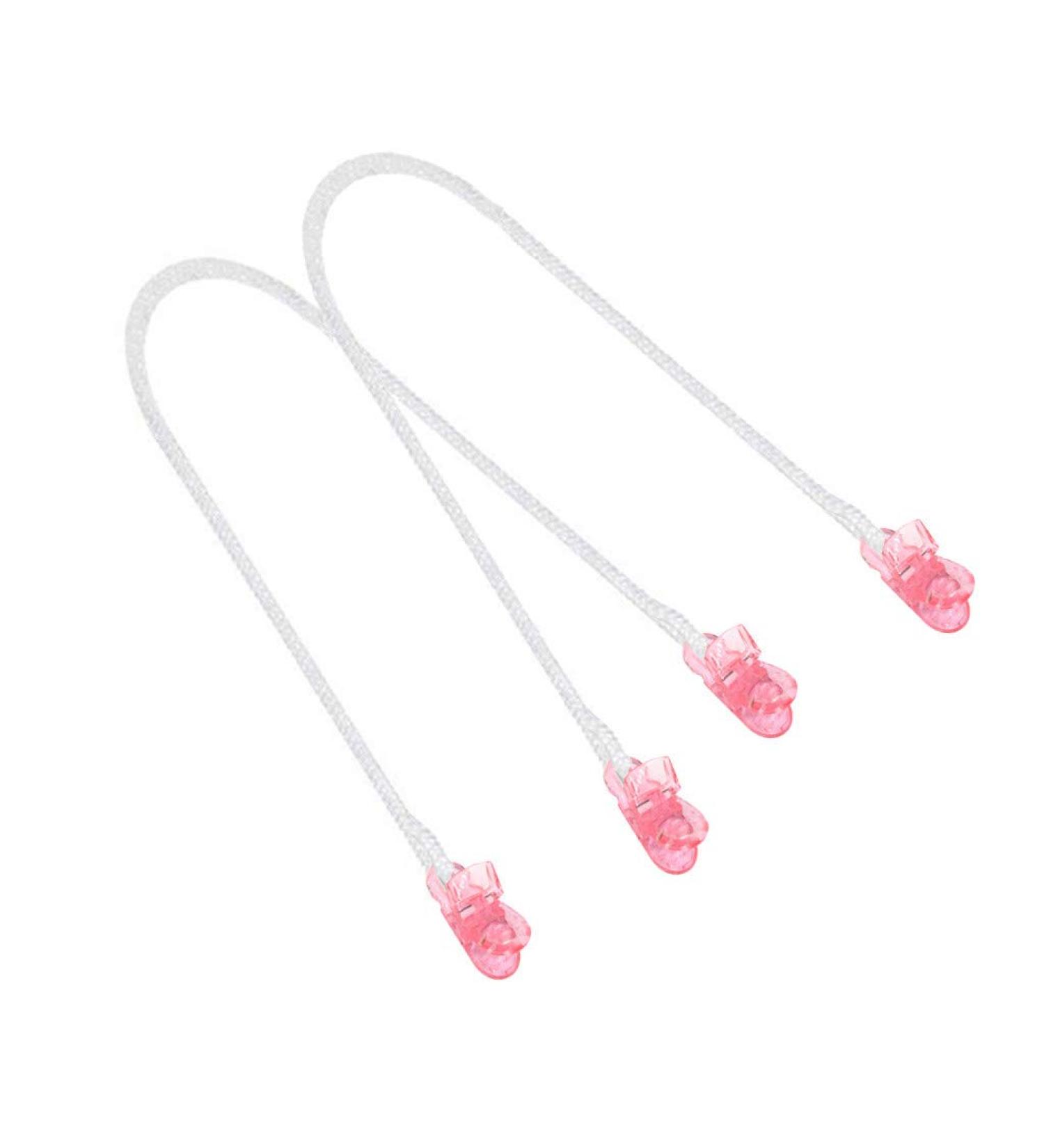 Durable Plastic Clip Stabilizer with 4 Clips & 2 Elastic Ropes - Adjustable OhR956 Rose | International Shipping - Buy Online on GoSupps.com