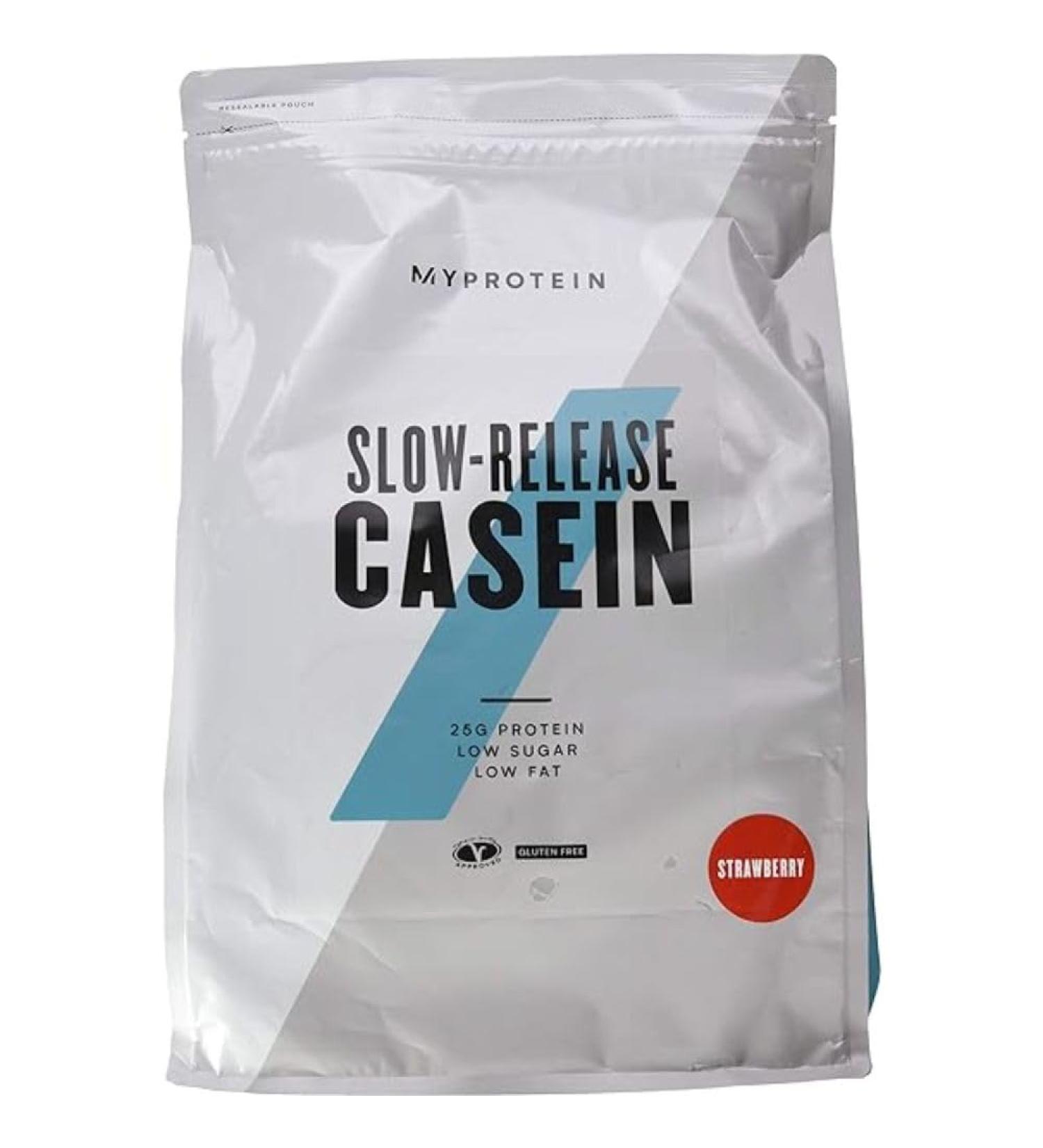 Myprotein Micellar Casein Milk Protein Supplement 2.5 kg Strawberry - Buy Online on GoSupps.com