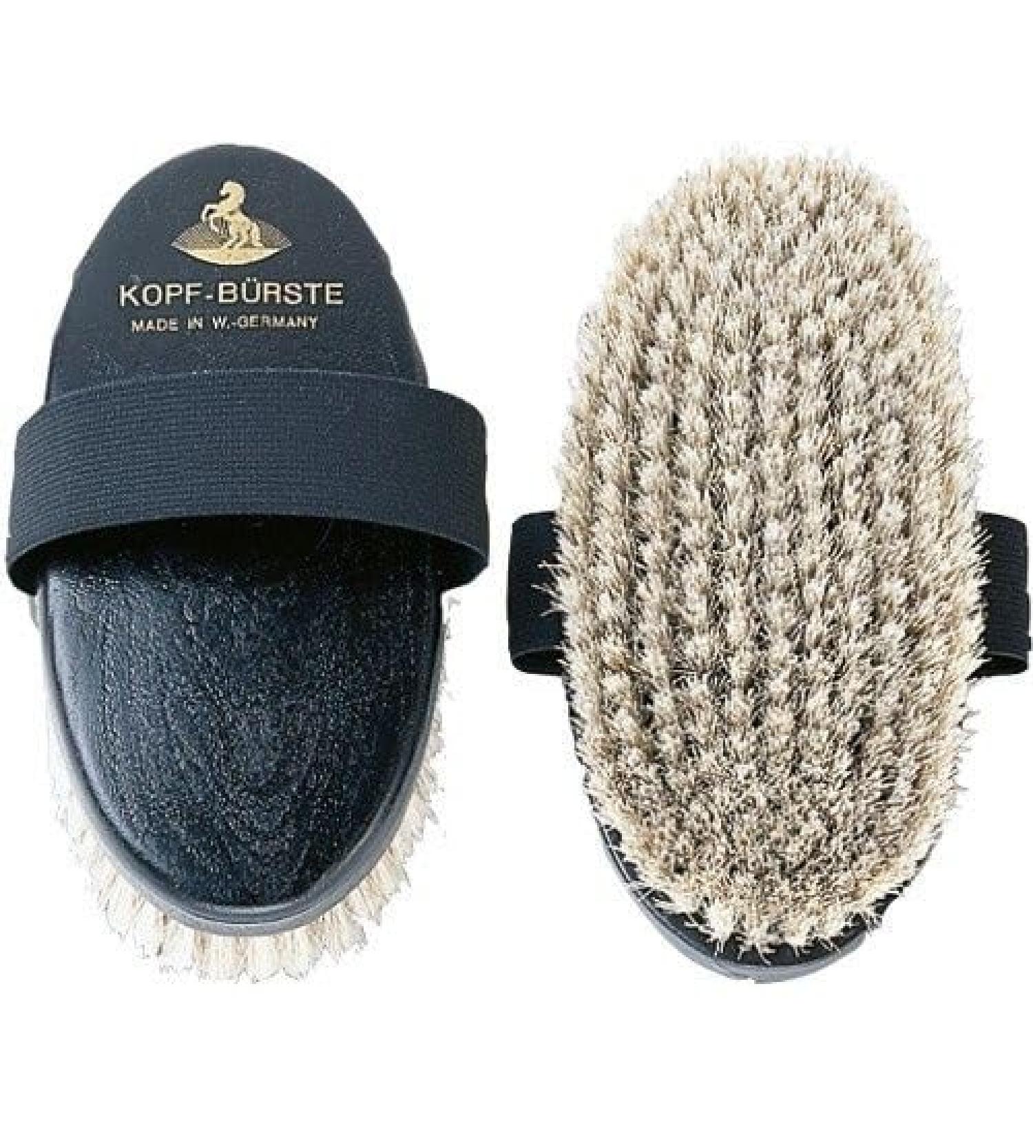 HAAS Head Brush - soft white horsehair bristles (Kopf-Burste) - Buy Online on GoSupps.com