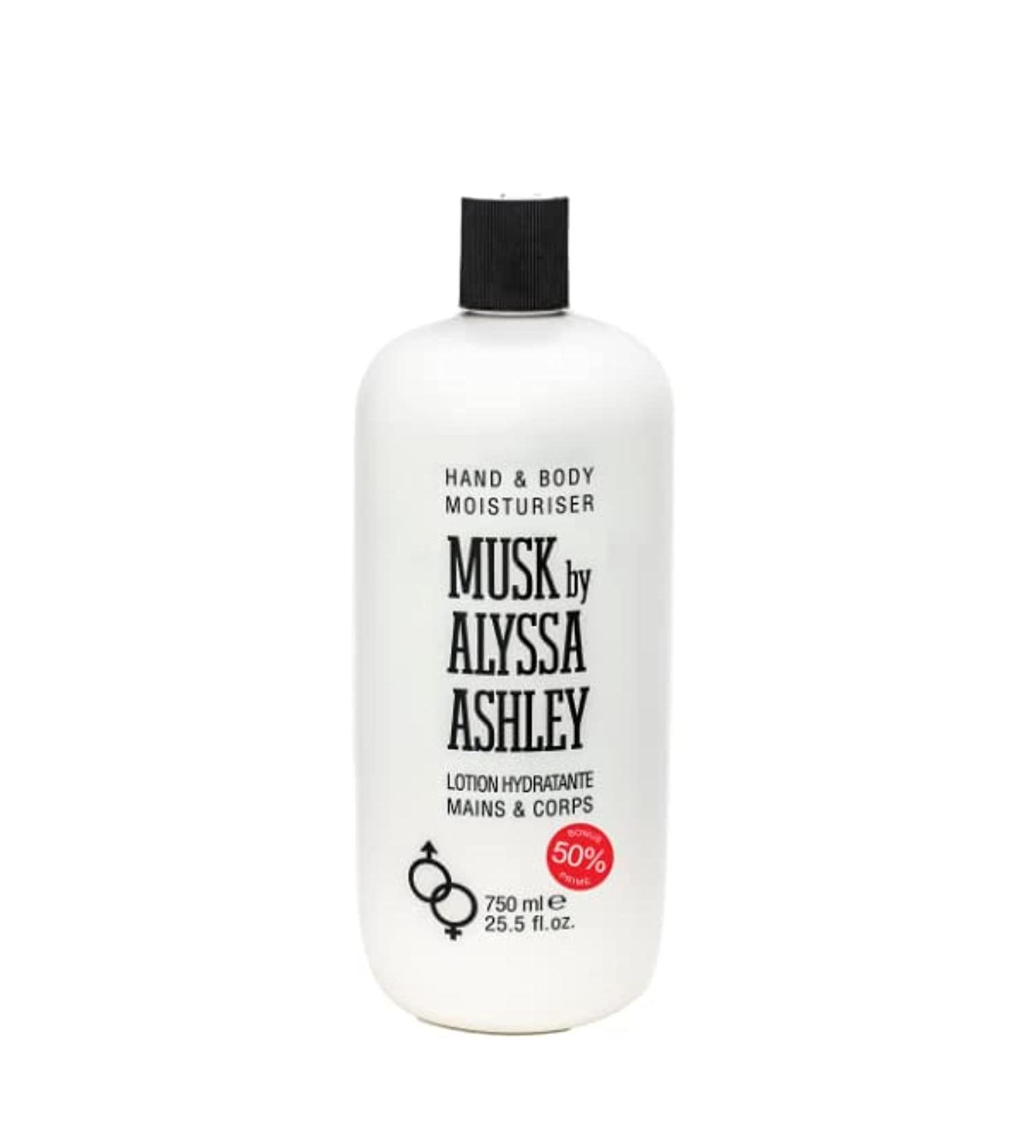 ALYSSA ASHLEY Musk Hand & Body Lotion 25.5 Oz - Hydrating Formula for Women - Buy Online on GoSupps.com