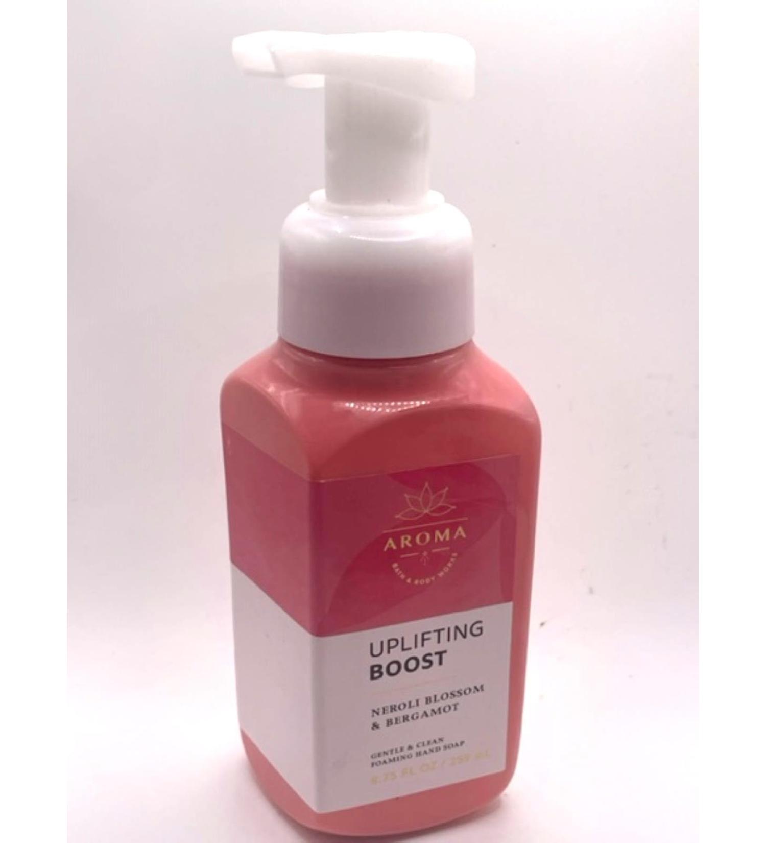 Aroma Uplifting Boost Neroli Blossom Bergamot Gentle Foaming Hand Soap 8.75 Ounce Full Size