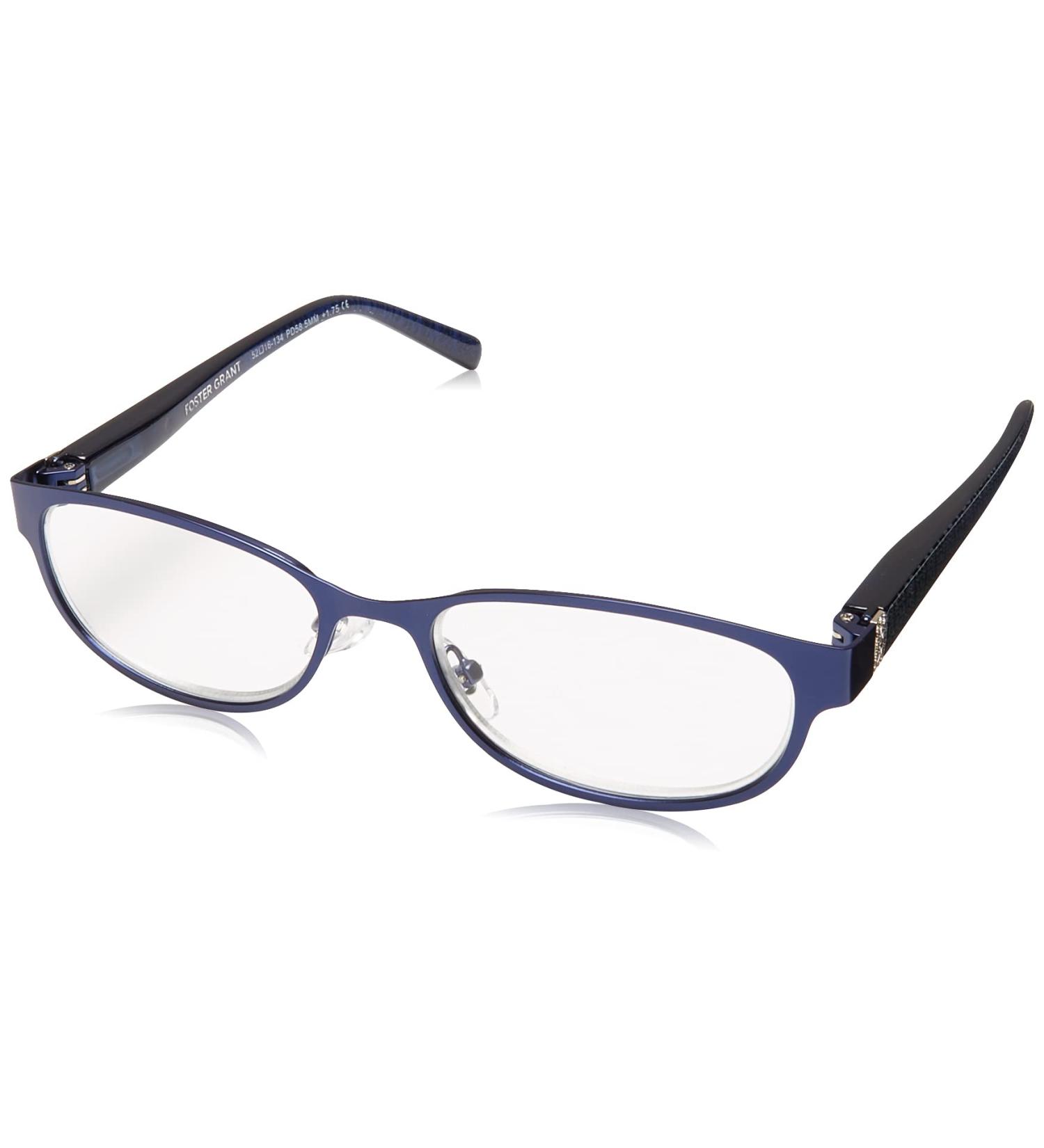 Foster Grant Women's Isa Round Readers - Stylish Navy 2.75 Magnification - Shop Internationally - Buy Online on GoSupps.com