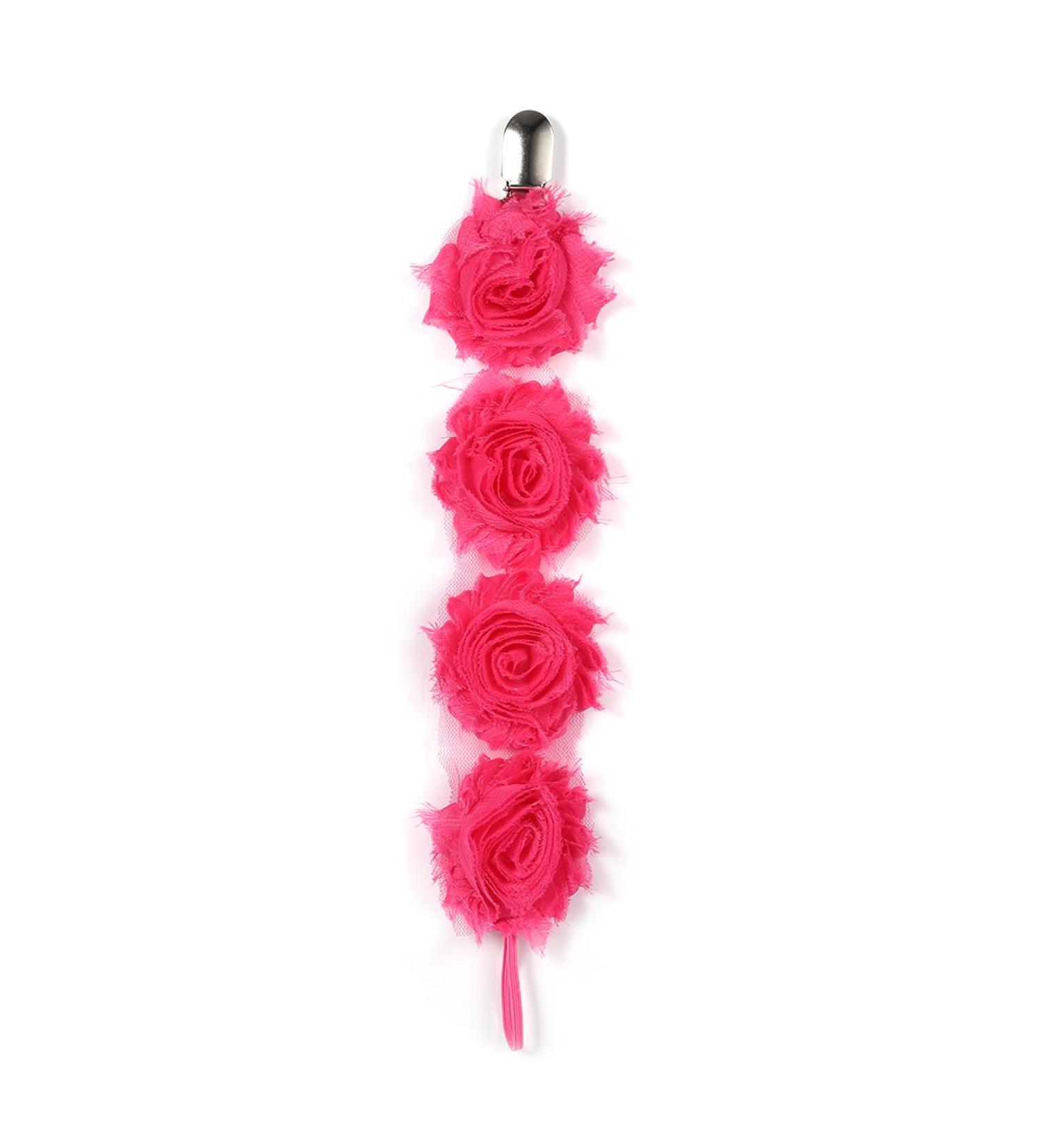 Zerodis Floral Pacifier Clip Holder - Anti-Losing Pacifier Chain for Babies & Newborns (Pink) | Child Care Accessory - Buy Online on GoSupps.com