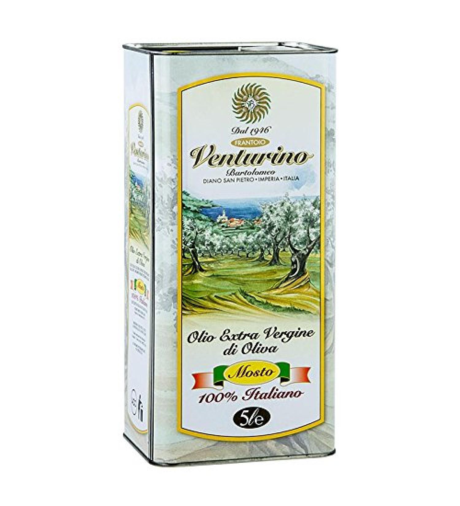 Venturino Venturino Mosto Huile d'olive Extra Vergine 100% Italian Olives 5 l