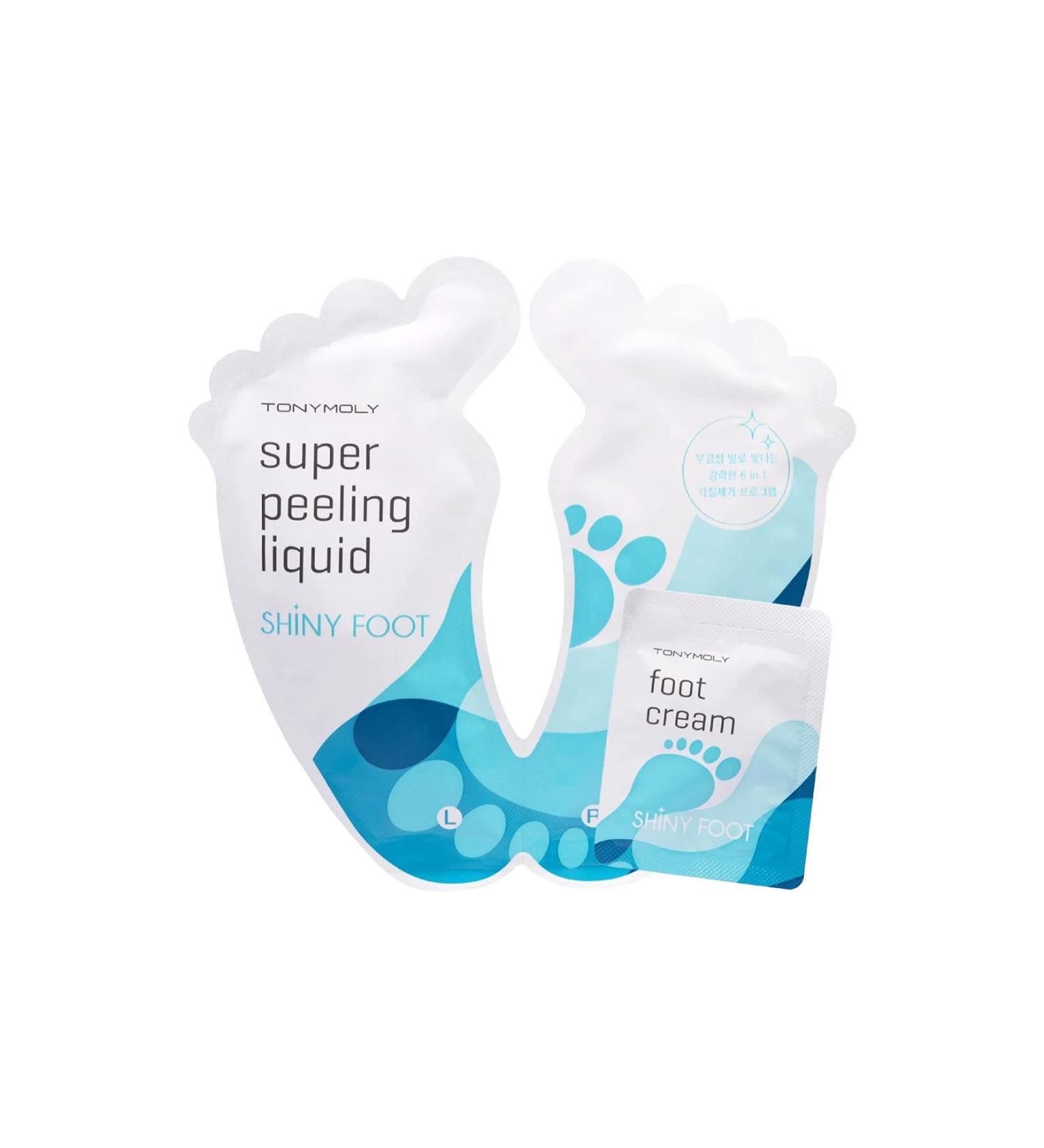 Tony Moly Shiny Foot Peeling Liquid - Exfoliating Foot Care Treatment - Buy Online on GoSupps.com