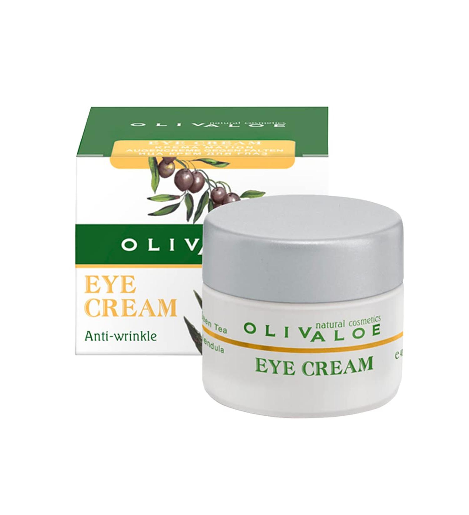 Olivaloe Eye Cream with Organic Olive Oil & Aloe Vera | Hydrating Anti-Aging Formula - Buy Online on GoSupps.com