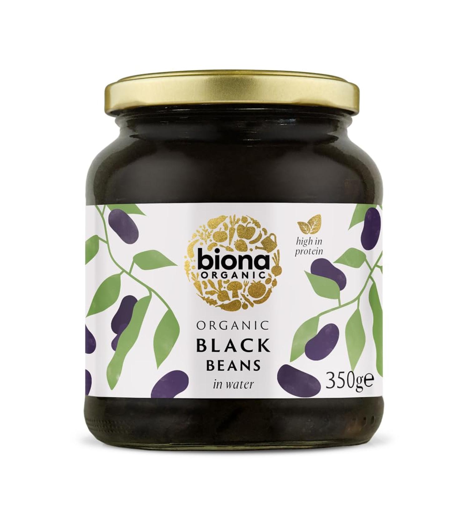 Biona Biona Organic Black Beans 350g (pack of 6)