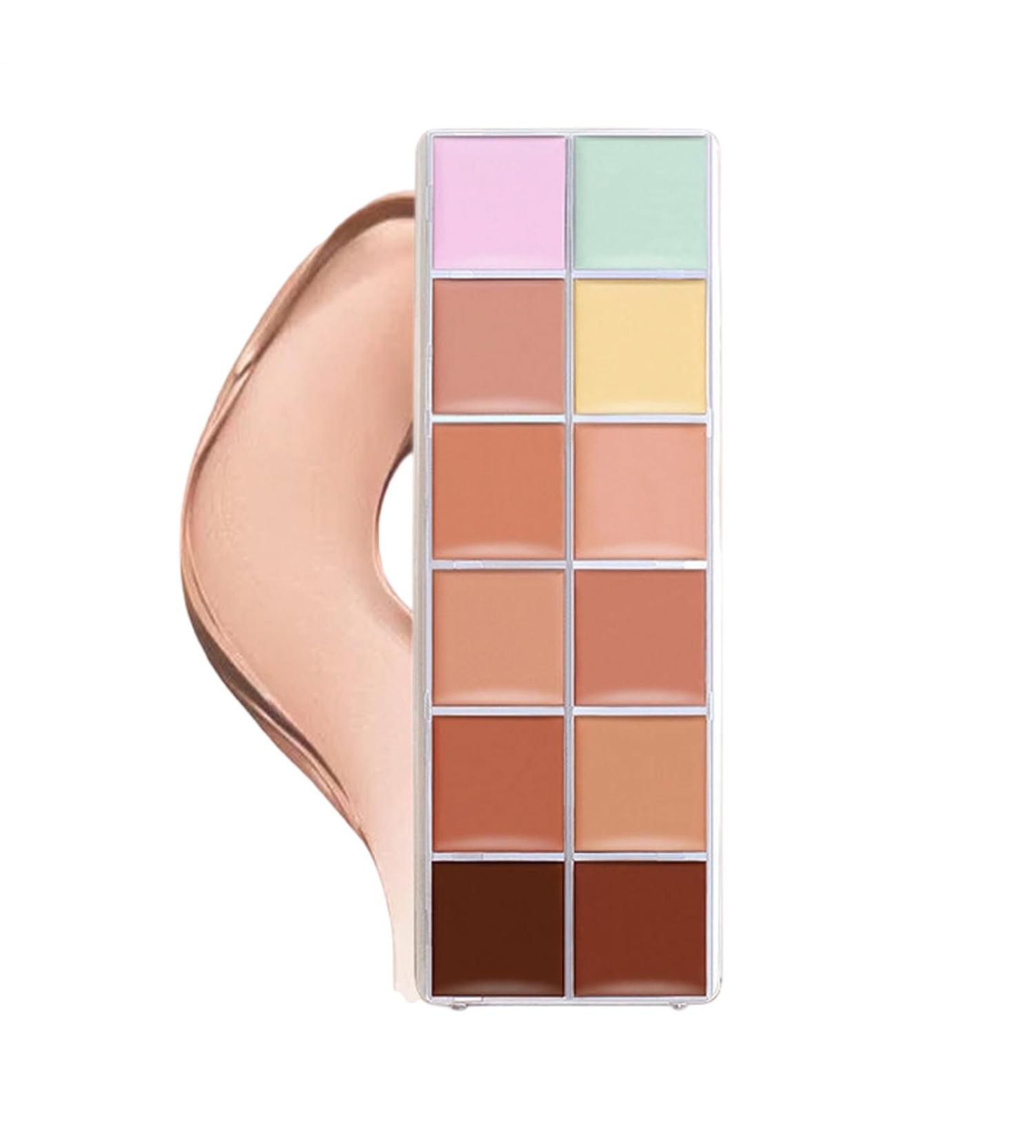 Foundation Concealer Palette Colour Concealer Palette for Face Contour and Cream Make-up Melting Texture for Youth Teens Family & Friends - Buy Online on GoSupps.com