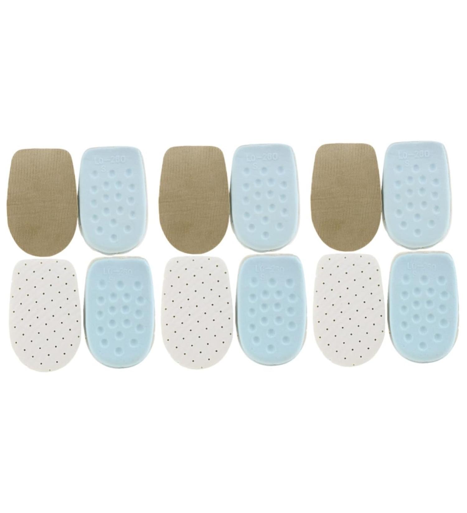 NOLITOY 6 Pairs Inner Height Increasing Insoles | Elevator Shoe Pads for Men & Women | Orthotic Heel Inserts & Damping Sole Insoles - Buy Online on GoSupps.com