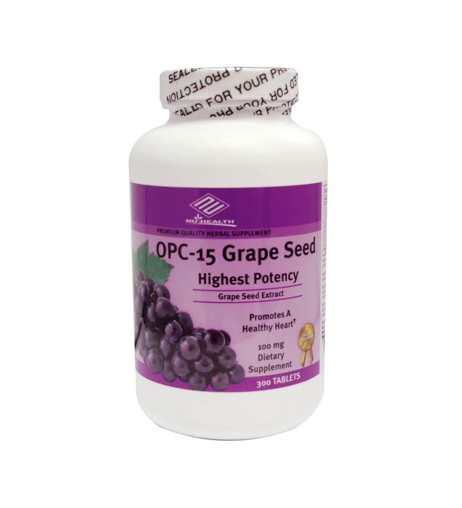 OPC-15 Grape Seed Extract 100 mg 300 Tabs Anti-oxidant Good Product