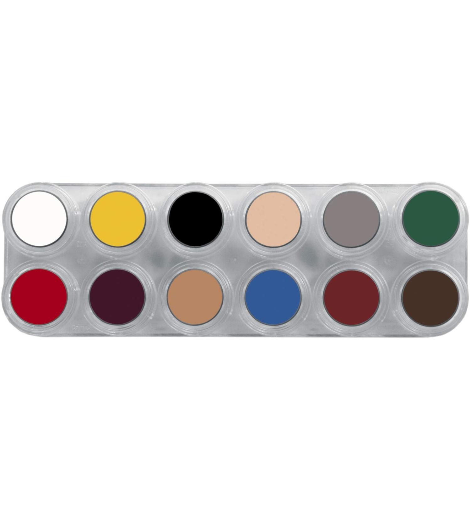 Grimas Cream Make up Theatre Make-up 12 Colors Palette B