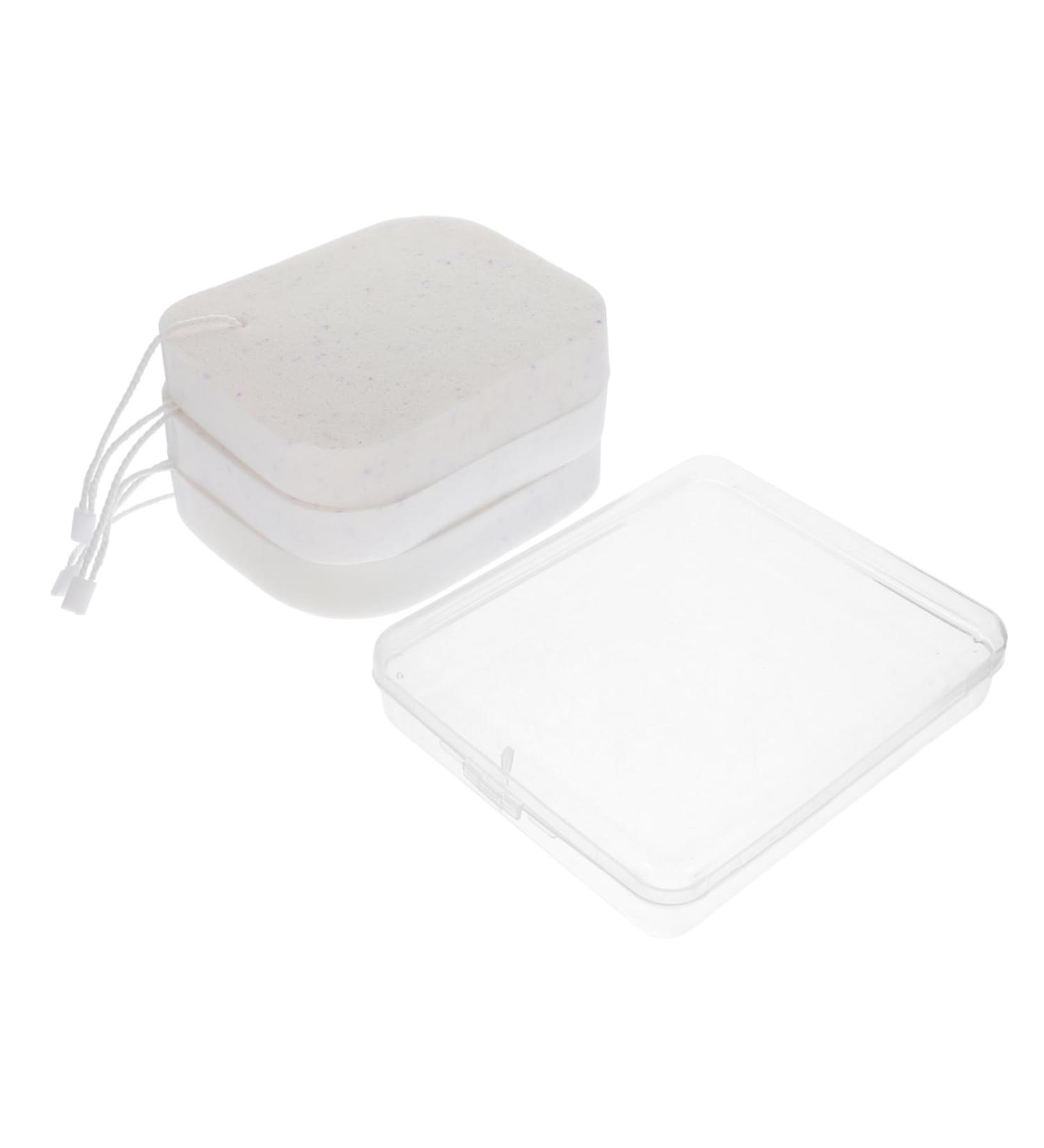 Buy Portable Facial Sponge Set - Travel Face Scrubber & Makeup Cleaning Sponge for Radiant Skin - Buy Online on GoSupps.com