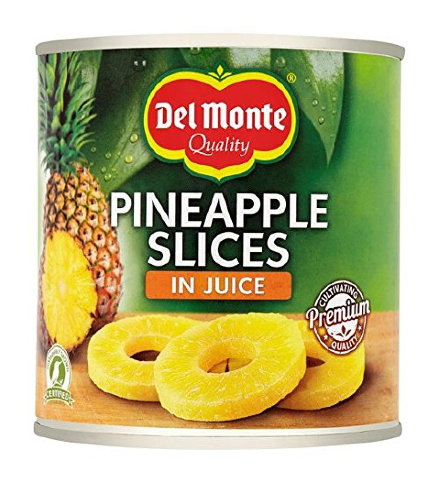 Del Monte Pineapple Slices of juice 435 g