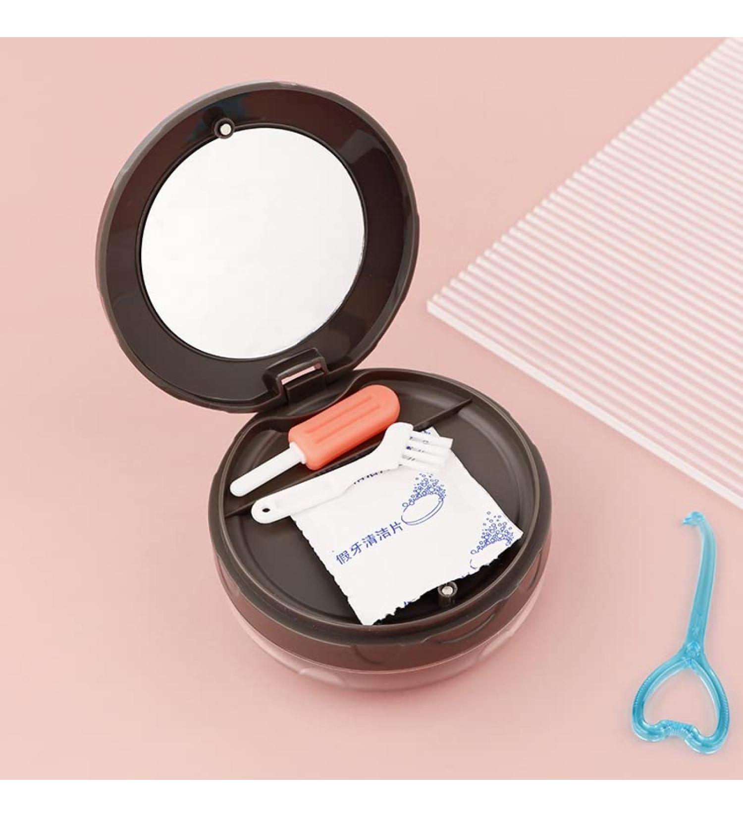 3-Layer Portable Storage Box for Orthodontic Dental Treatments - Leak-Proof Cleaning Container for Travel & Multifunctional Use - Buy Online on GoSupps.com