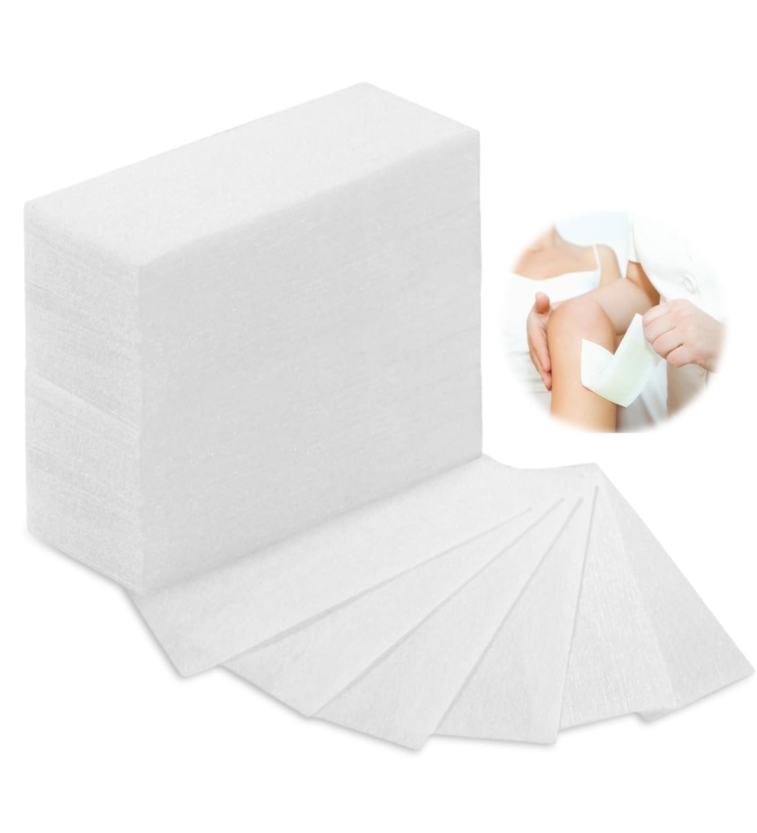 400Pcs Wax Strips Paper Eyebrow Wax Strip Paper Leg Wax Strips Paper Non Woven Wax Strips Facial and Body Hair Removal Waxing Strips Epilating Wax Strip Paper for Bikini Arms Legs Underarm Hair - Buy Online on GoSupps.com