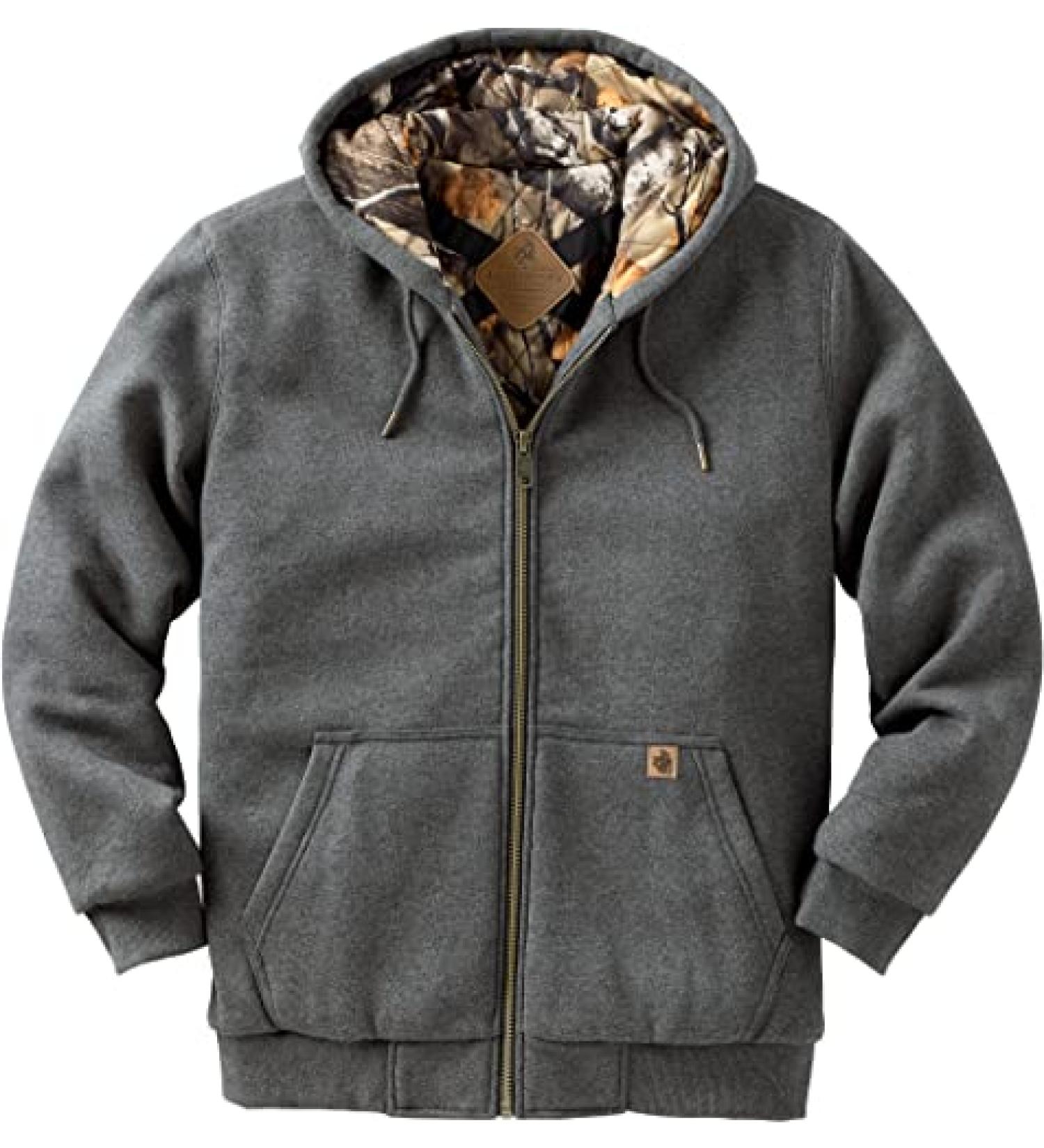 Legendary Whitetails Men's Concealed Carry Guard Insulated Full Zip Hoodie - Charcoal Heather X-Large - Buy Online on GoSupps.com