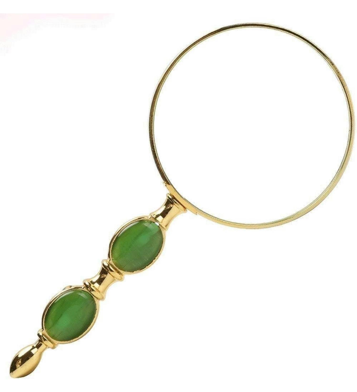 Portable Magnifier Handheld High-Definition 20 Times Old Man Reading Newspaper Reading Student Enlarent Mirror Rubber Mirror Material/Wear-Resistant Full of Stars - Buy Online on GoSupps.com