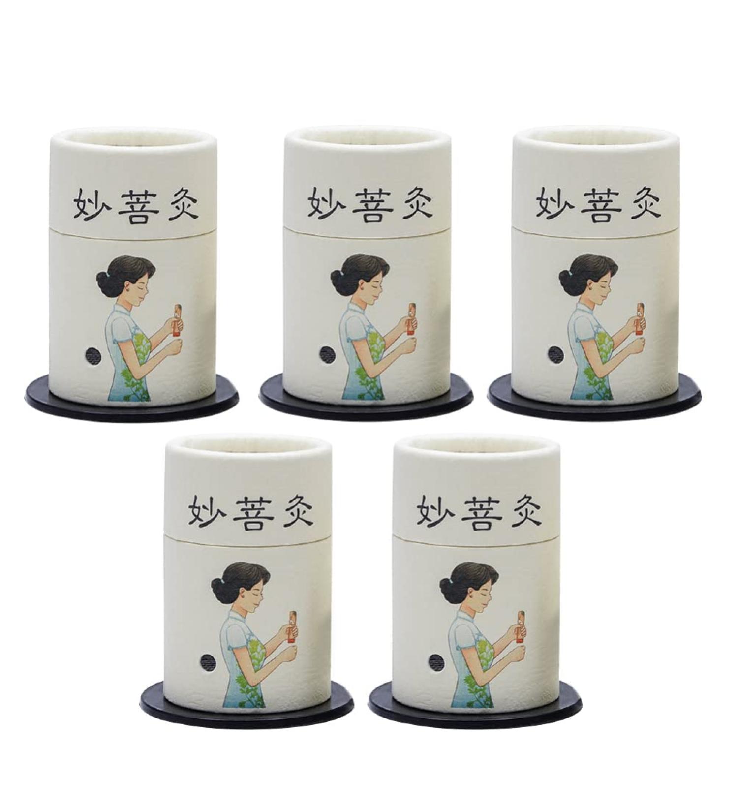 Buy 5ST Moxibustion Box Mini Moxa Sticks & Smoke-Free Moxa Tube for Portable Healing | International Shipping - Buy Online on GoSupps.com