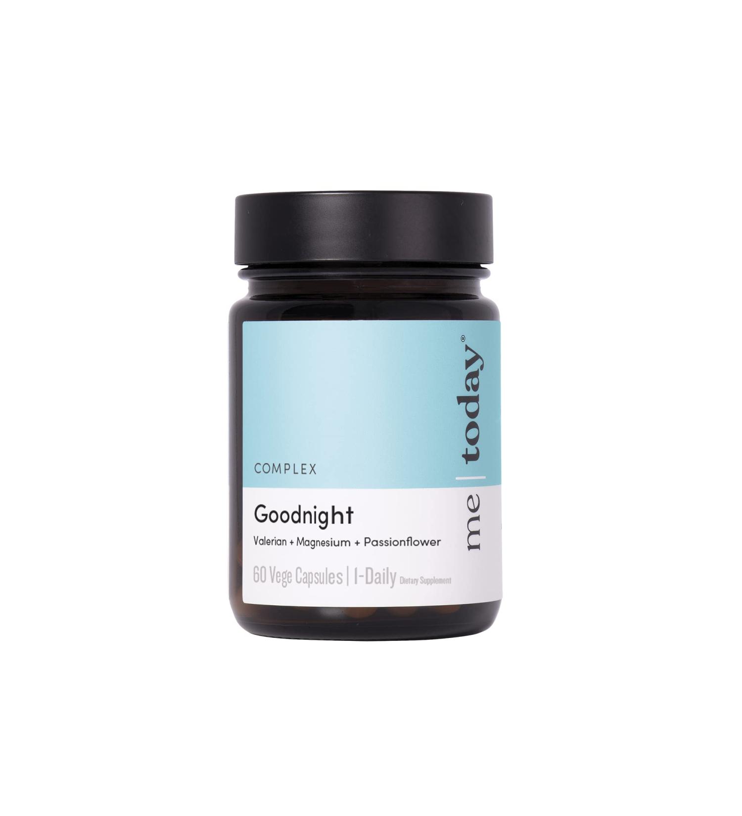 Goodnight Supplement for Relaxing & Restful Sleep Support - Vegan Magnesium Capsules (60 count) - Buy Online on GoSupps.com