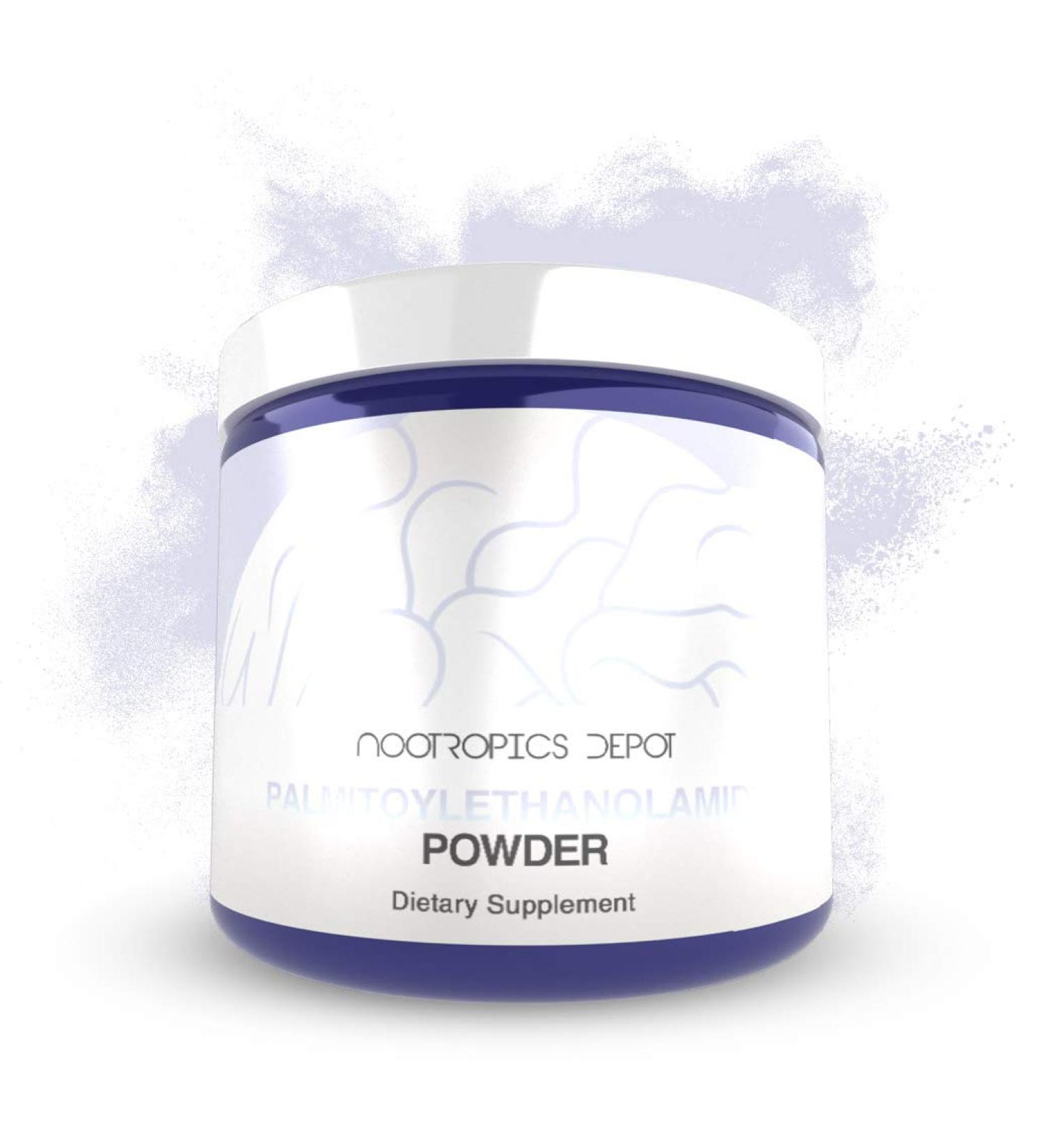 Nootropics Depot Palmitoylethanolamide (PEA) Powder 60g - Pain Management Support | 2.12oz - Buy Online on GoSupps.com