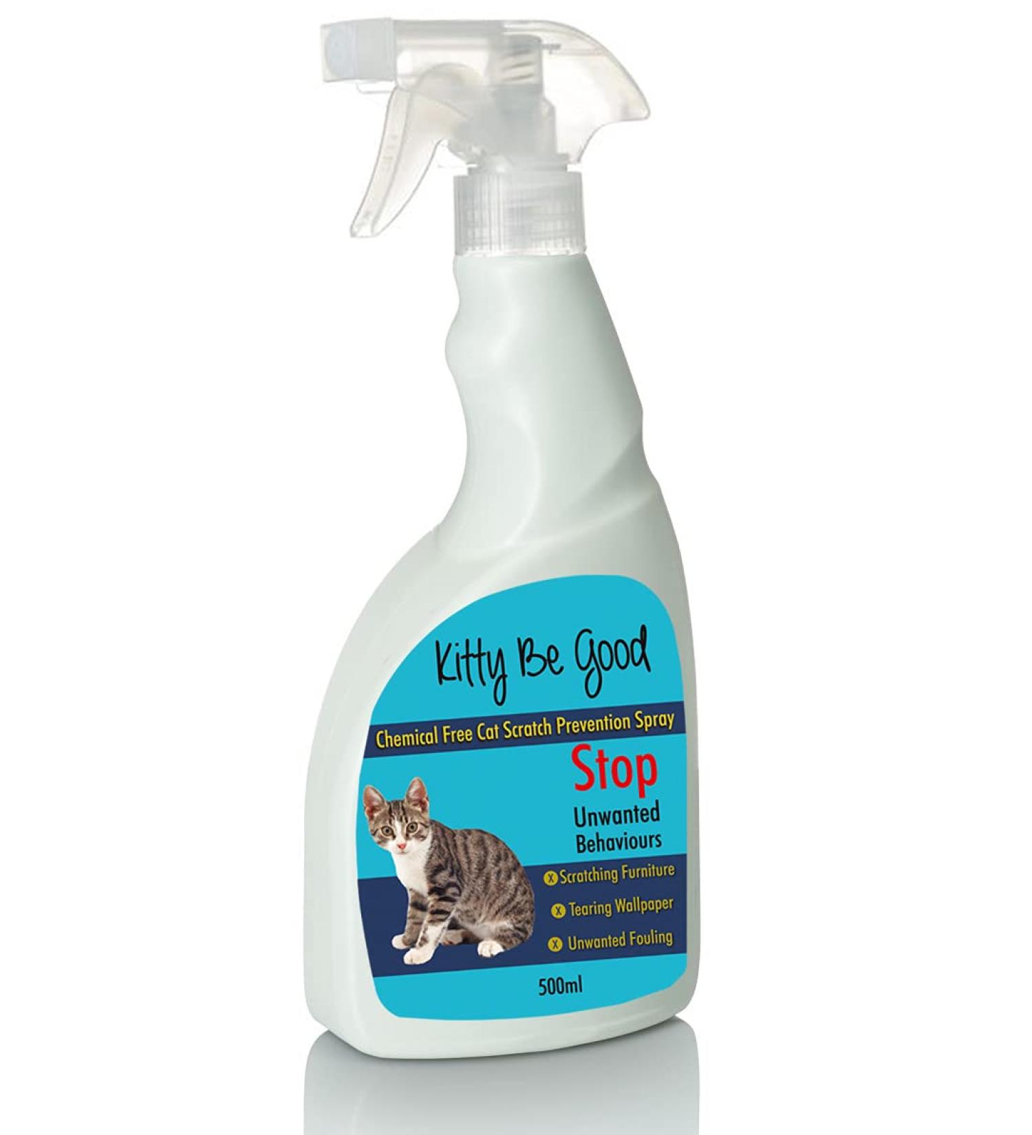 Kitty Be Good Stop Cat Scratching Spray Protect Furniture And Wallpaper 500ml - Buy Online on GoSupps.com