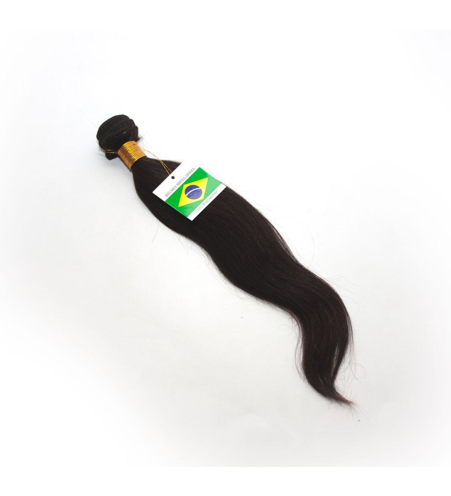 12 inch (Silky Striaght) 9A Grade 100% Brazilian Human Hair Extension Weave Weft 100g - Color# Natural - Buy Online on GoSupps.com