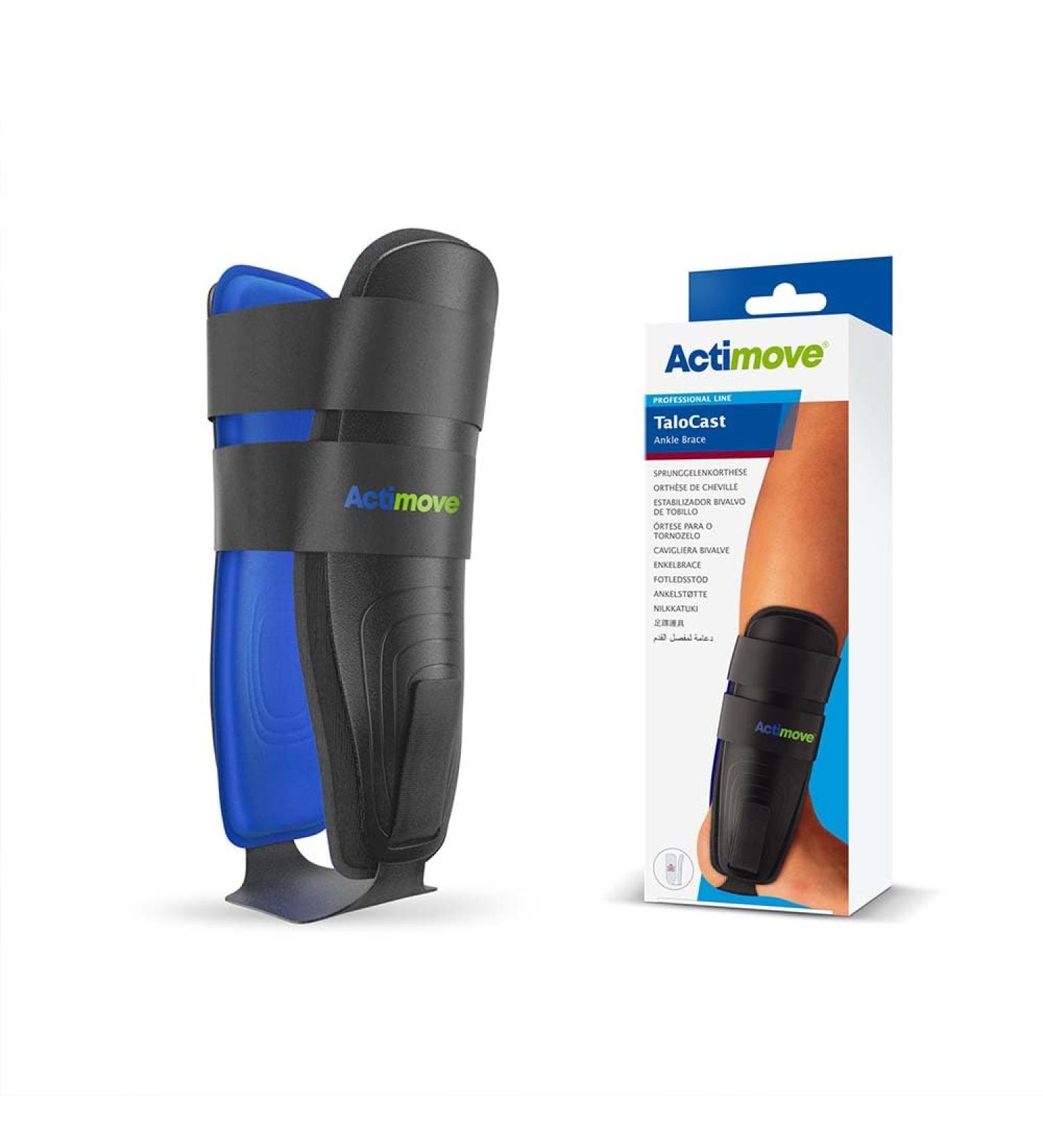 Professional TaloCast Ankle Brace | Lightweight Support for Sprained Ankle Achilles Tendonitis & Plantar Fasciitis | Unisex Black Small/Medium | International Shipping Available - Buy Online on GoSupps.com