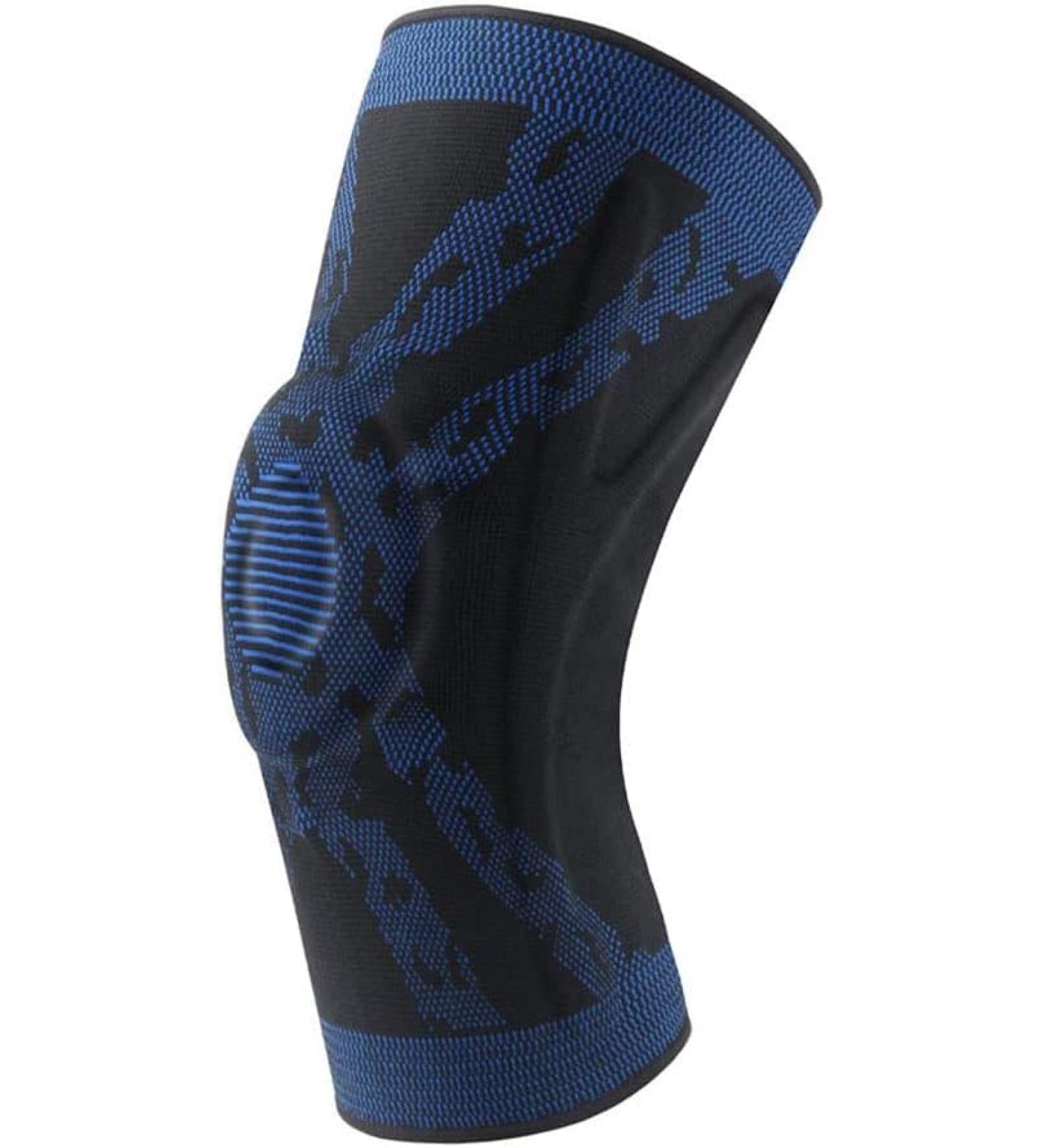 Shop Premium Leg Sleeve & Knee Patella Joint Protector - Silicone Spring Knee Pads for Sports | Ideal for Basketball & Running | Size Medium - Buy Online on GoSupps.com