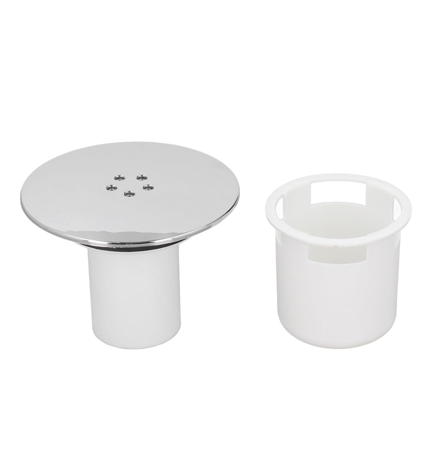 JTLB Shower Drain Cover Tray - Chromate Treatment for Efficient Water Flow | Shop Internationally - Buy Online on GoSupps.com
