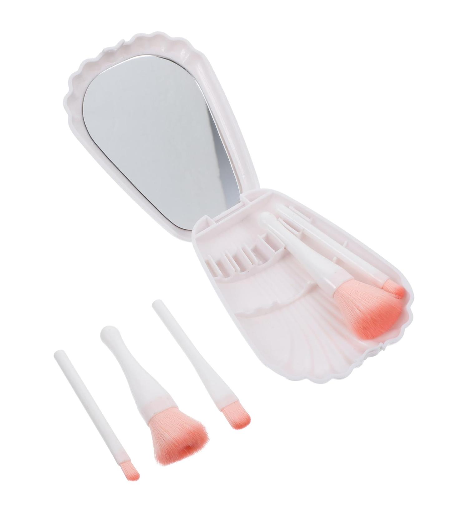 LALAFINA Mini Travel Makeup Brush Set - Eye Shadow Highlight Foundation & Blending Brushes | Perfect for On-the-Go Beauty - Buy Online on GoSupps.com