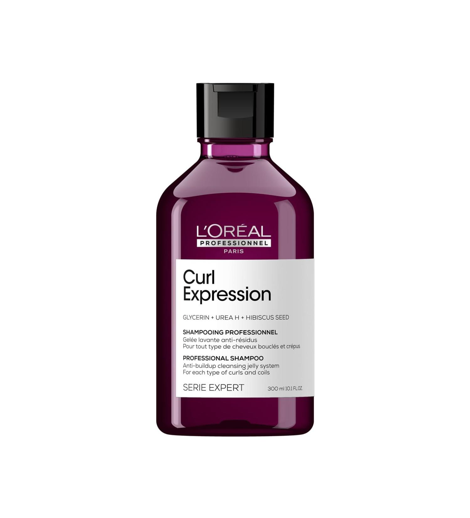 L'Or al Professionnel Sulfate-Free Jelly Shampoo Curly Frizzy & Kinky Hair Anti-Residue Eliminates Impurities & Intensely Hydrates Curl Expression Serie Expert - Buy Online on GoSupps.com