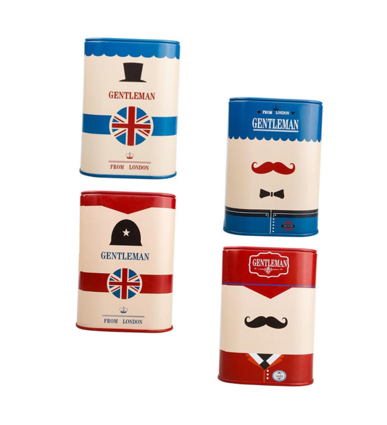 Mikinona Metal Container Set - 4-Piece Blade Recycling Box for Safe Razor Blade Disposal | Organizer Case in White Tin - Buy Online on GoSupps.com