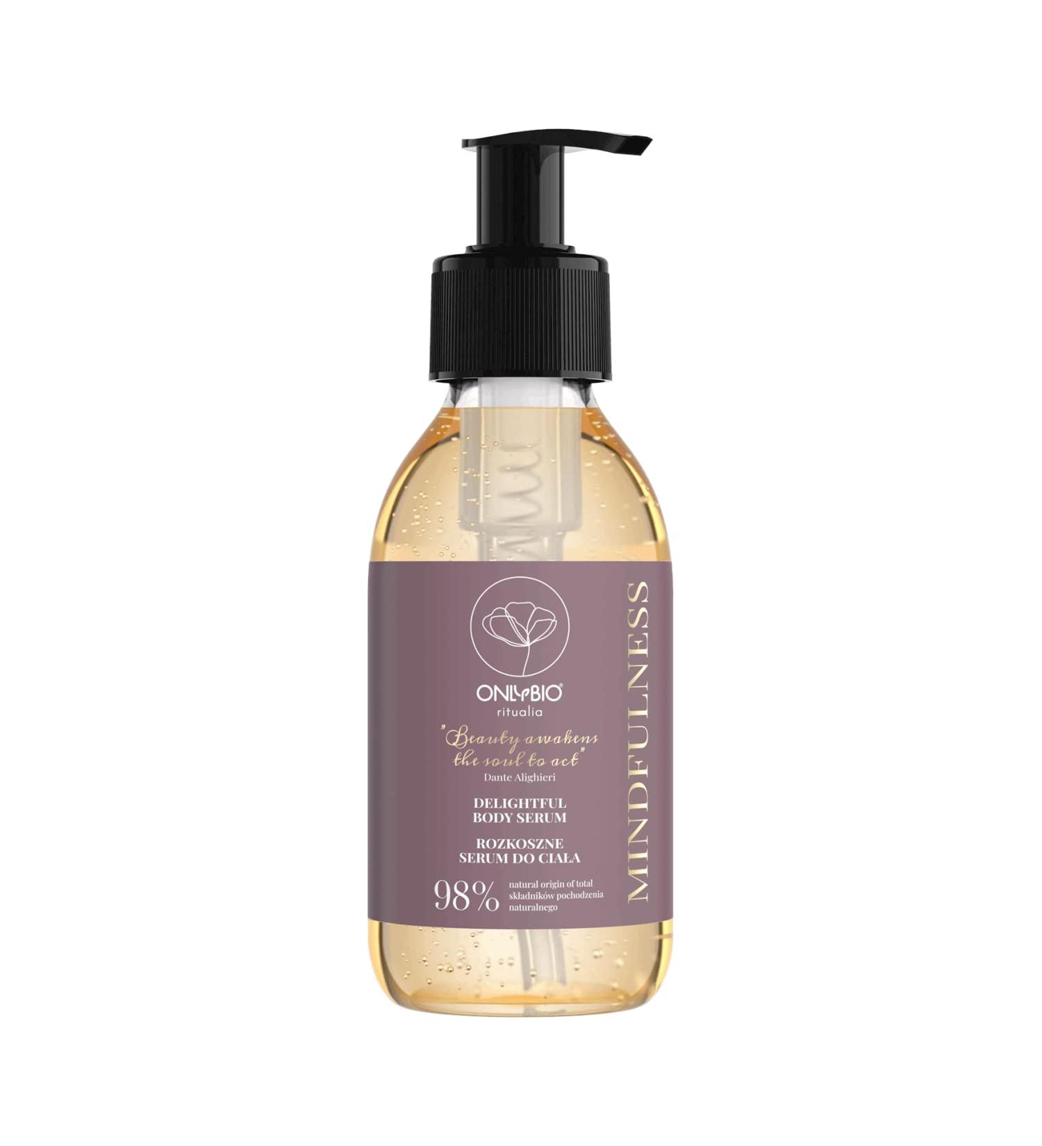 ONLYBIO Ritualia Mindfulness Serum - Vegan Body Oil & Lotion with Baobab & Raspberry for Very Dry Skin - Natural Moisture Care - Buy Online on GoSupps.com