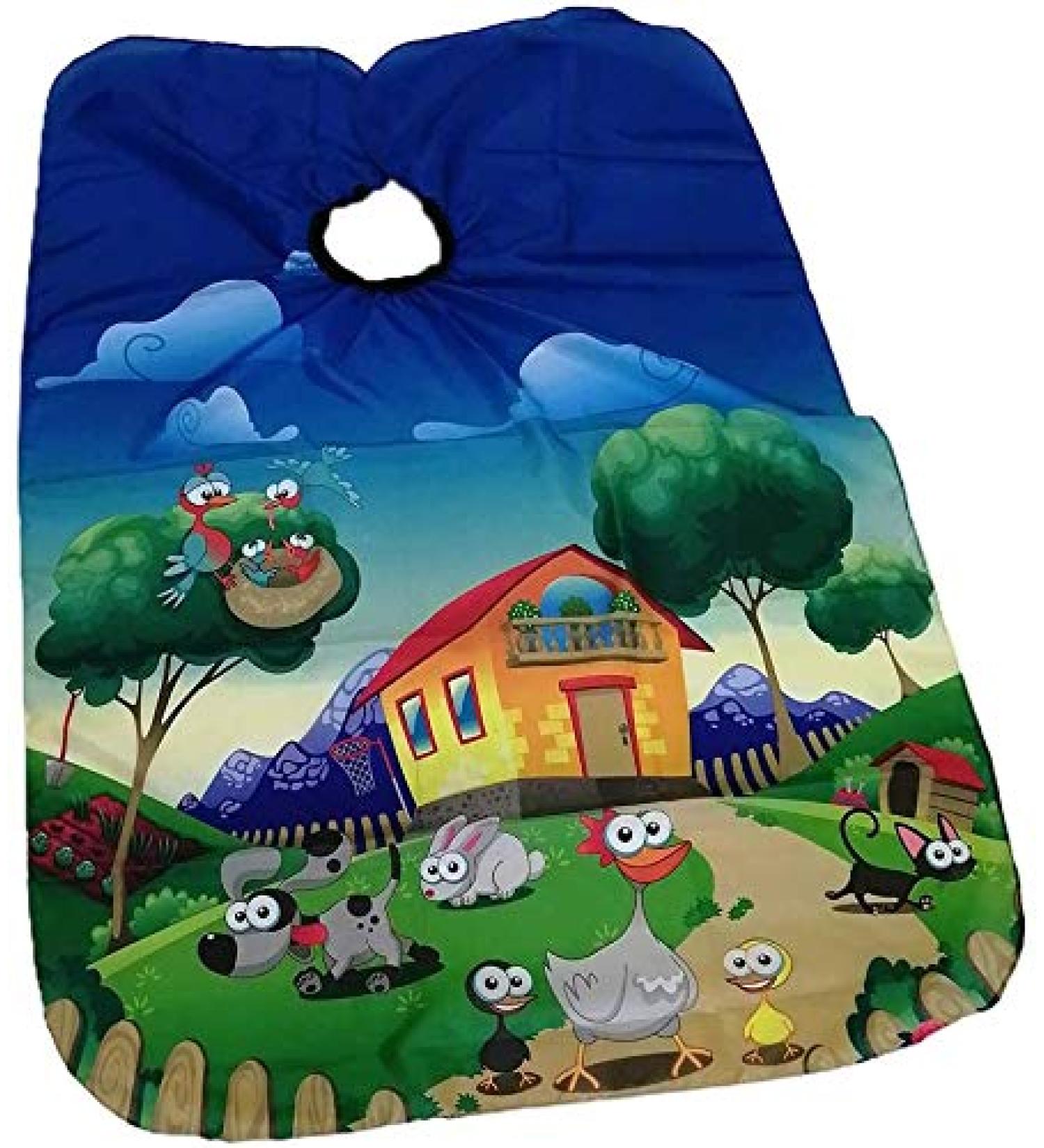 Yeglg Kids Hairdressing Cape - Waterproof Hair Cutting Cape for Children & Adults | Durable Salon Cape - Buy Online on GoSupps.com