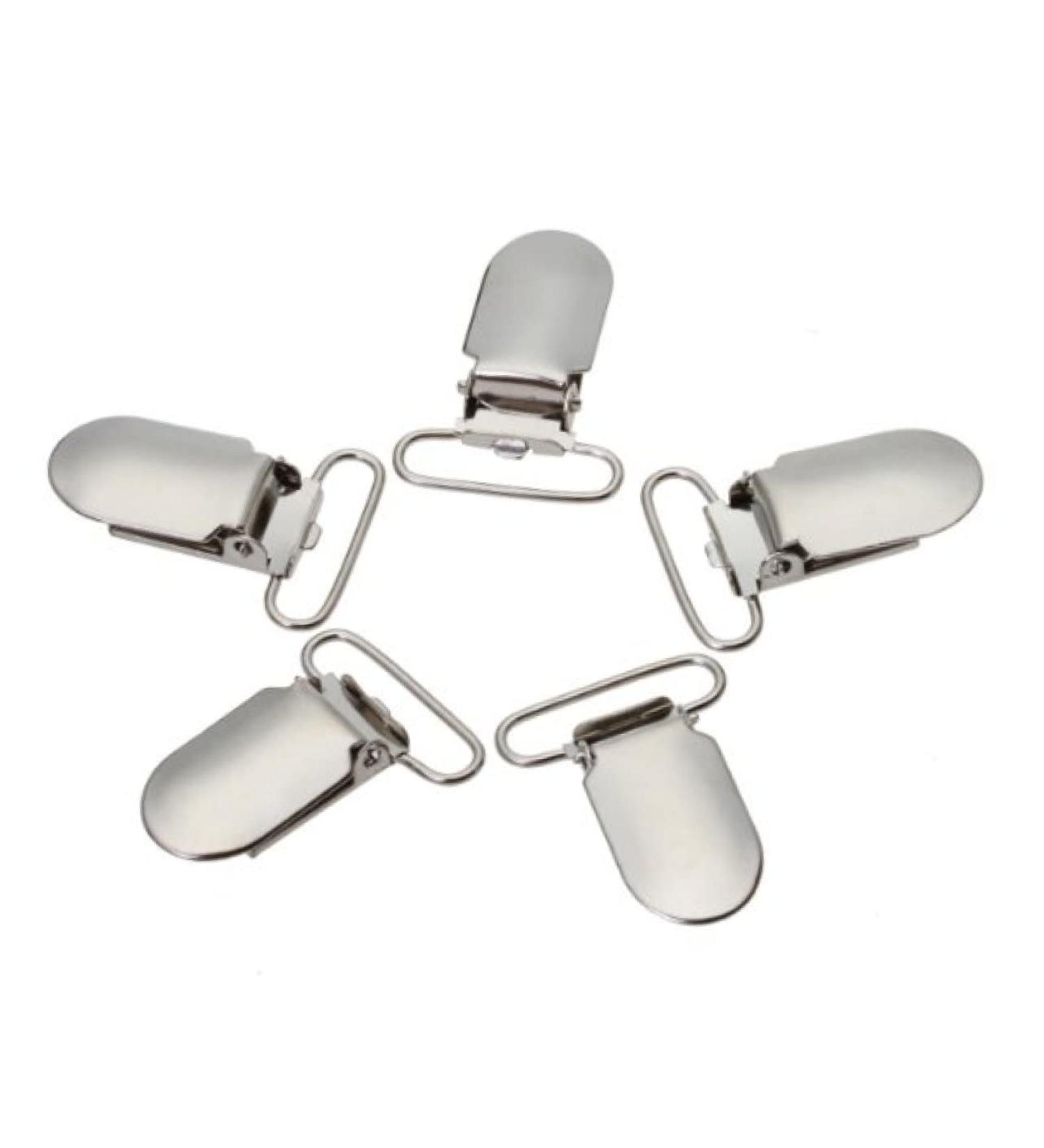 Aokwawaliy Metal Strap Clips - 25 Pack Fastening Clips for Belts & Bibs | No Glue Needed | Durable Hanging Clips | Babytron Merch - Buy Online on GoSupps.com